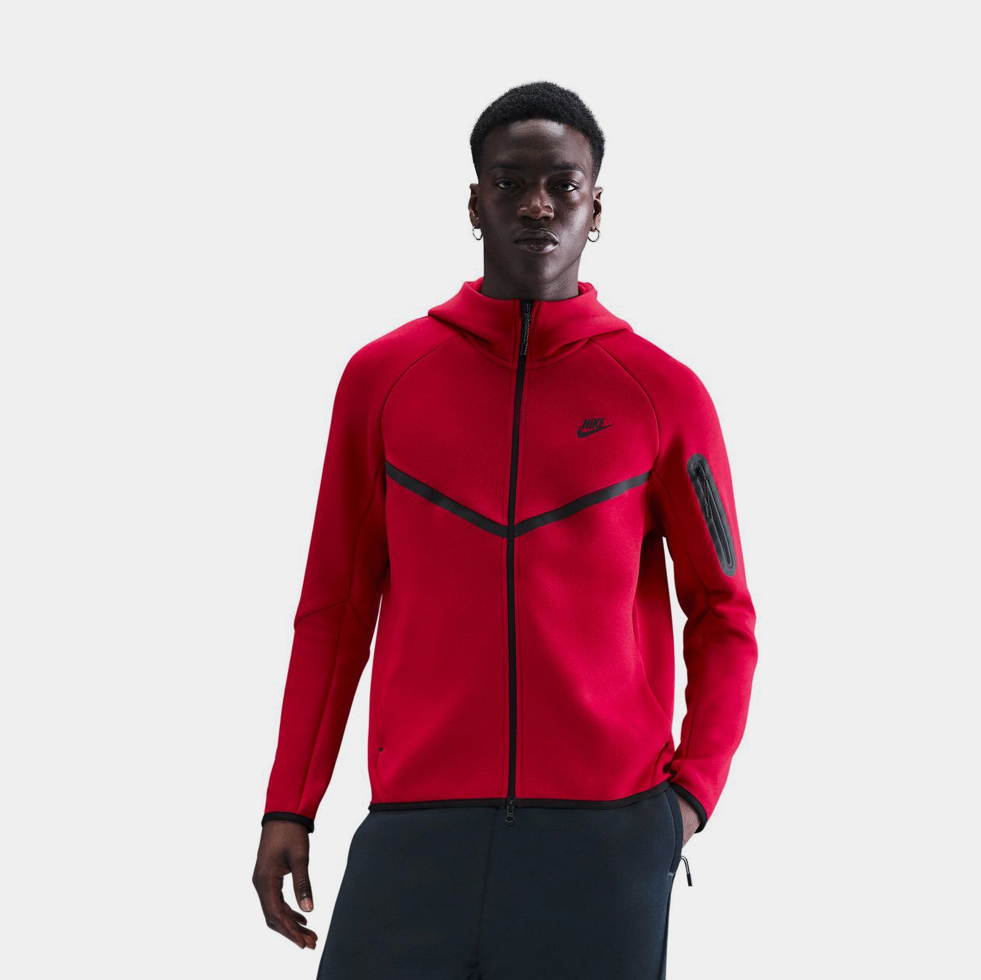 Tech Fleece Windrunner Full Zip Mens Jacket Nike оригінал – Купити в Україні – боковий вид