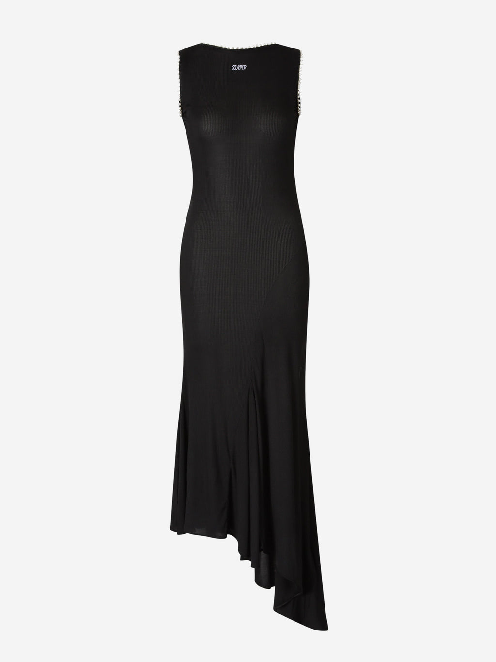 Оригінальна Embroidered MIDI Dress Off-white – боковий вид