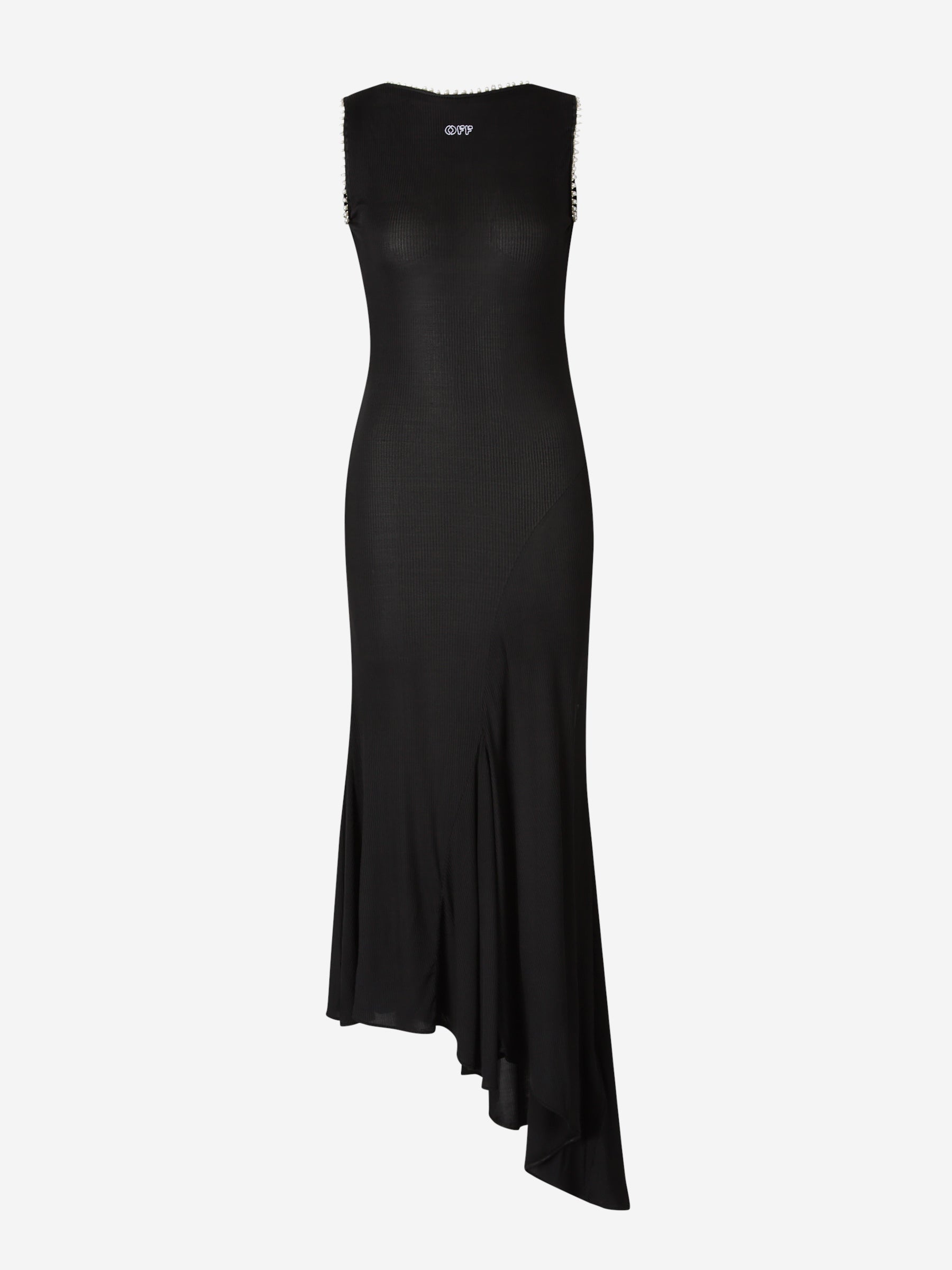 Оригінальна Embroidered MIDI Dress Off-white – боковий вид