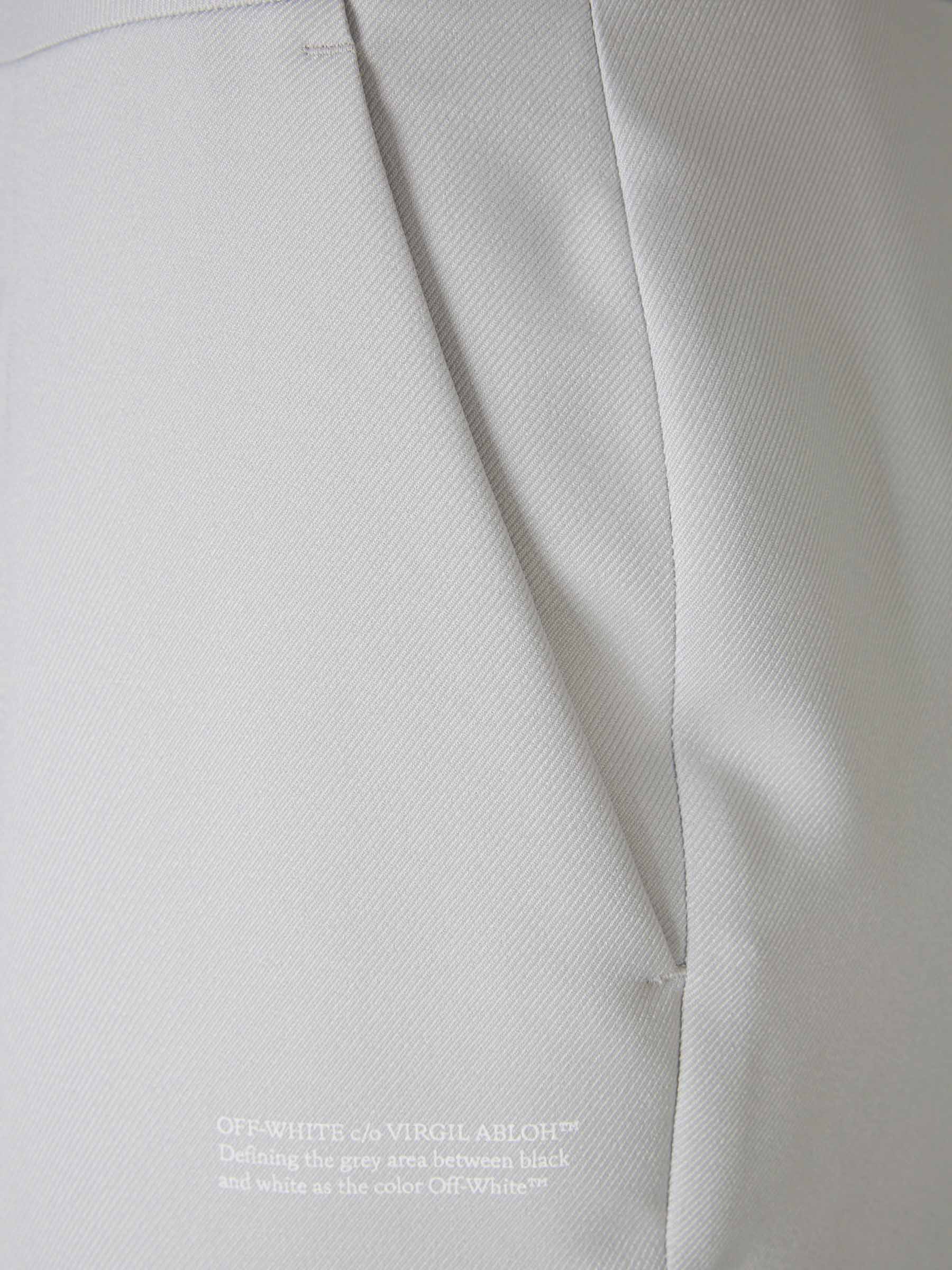 Оригінальна Slim Fit Formal Pants Off-white – детальний вид