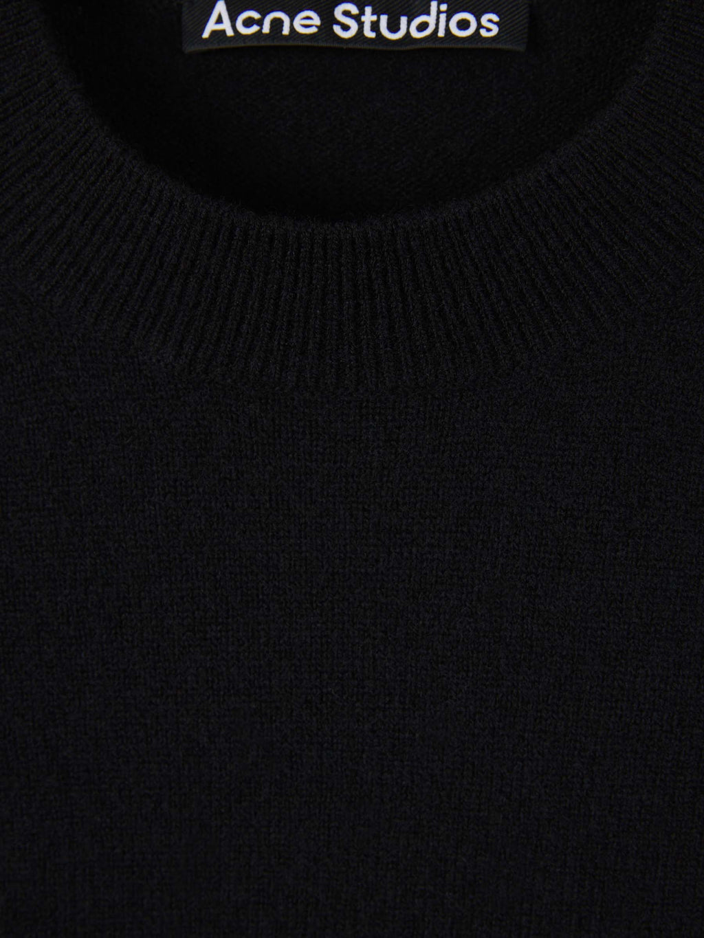 Logo Wool Sweater Acne studios – Гарантія оригінальності – детальний вид