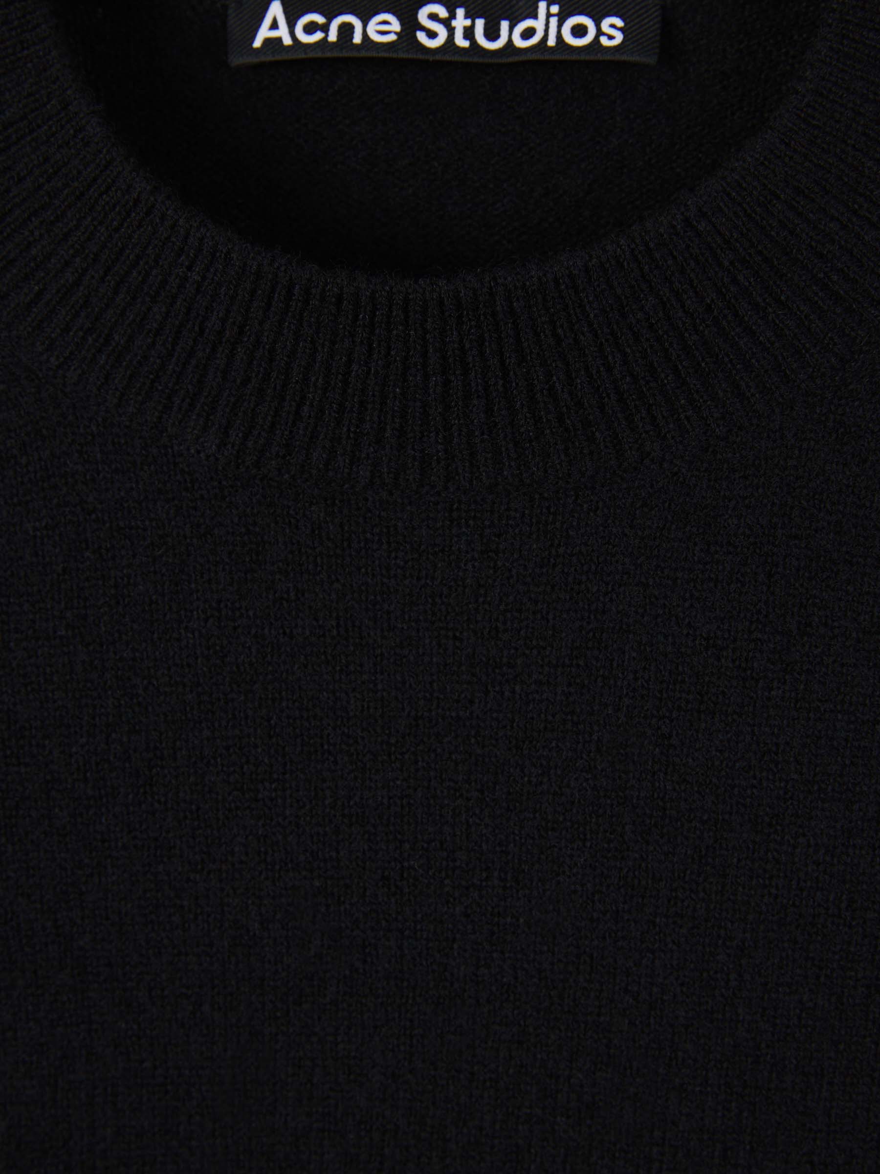 Logo Wool Sweater Acne studios – Гарантія оригінальності – детальний вид