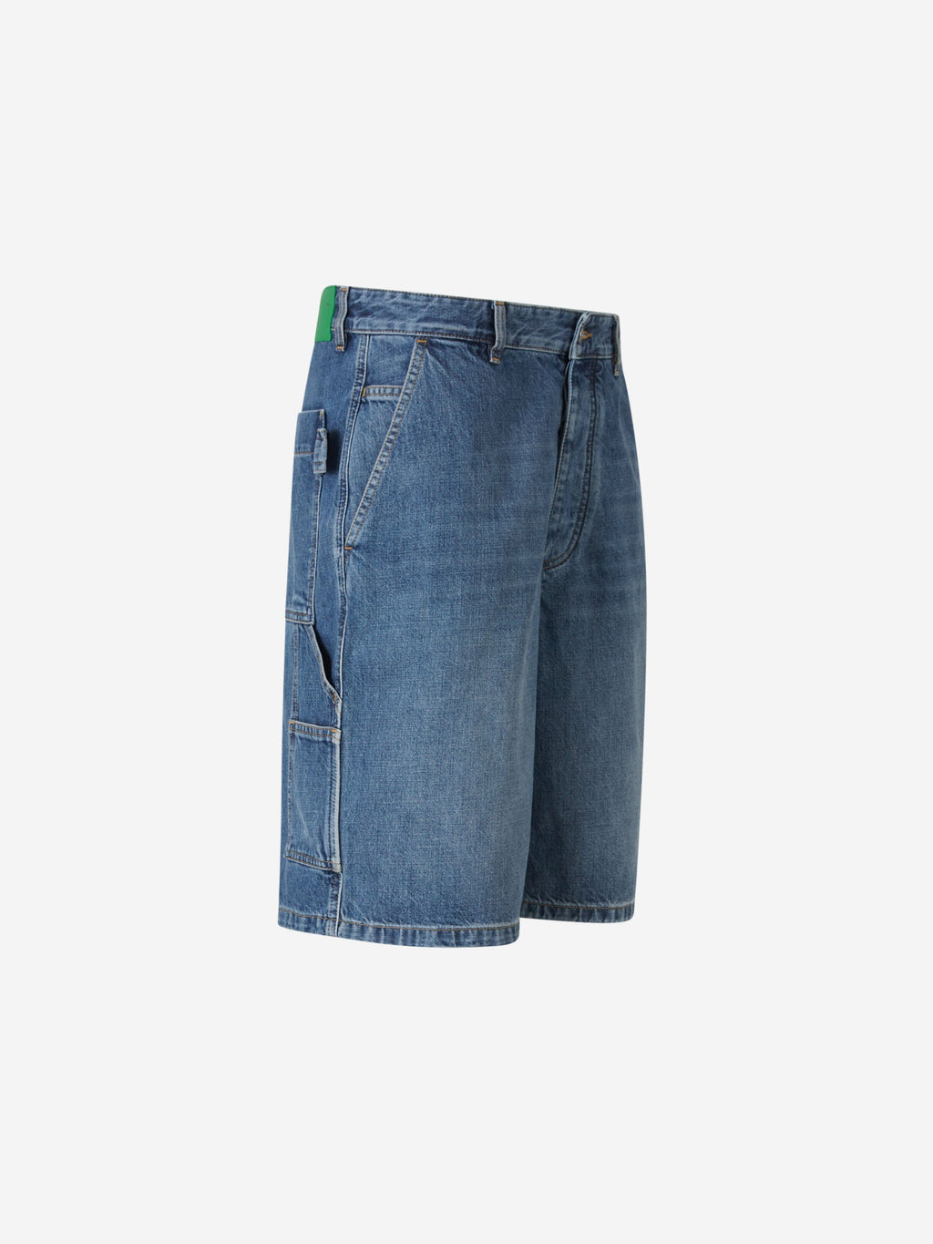 Oversize Denim Bermudas Bottega veneta – Гарантія оригінальності – детальний вид