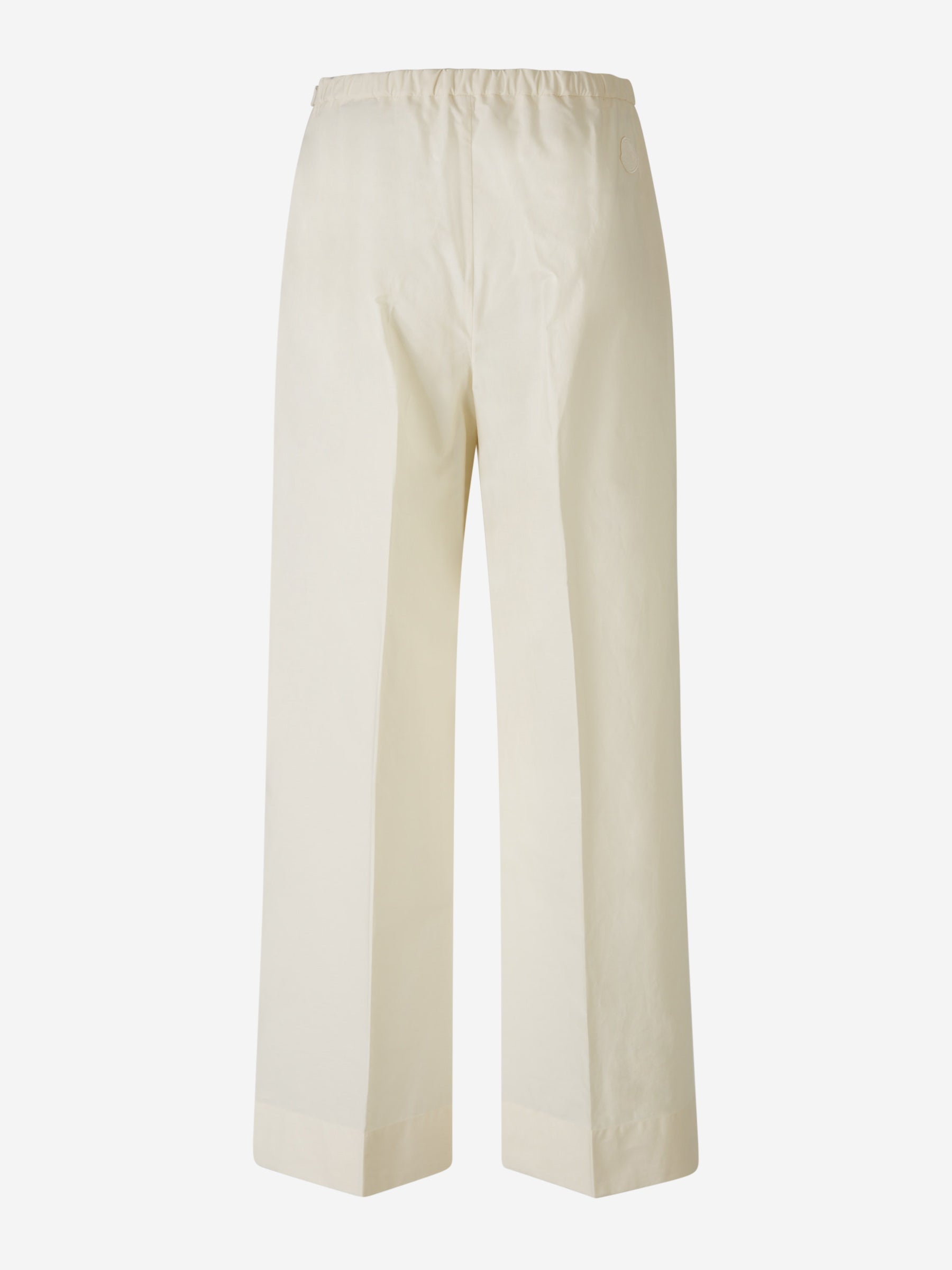 Poplin Flared Pants Moncler – Гарантія оригінальності – детальний вид
