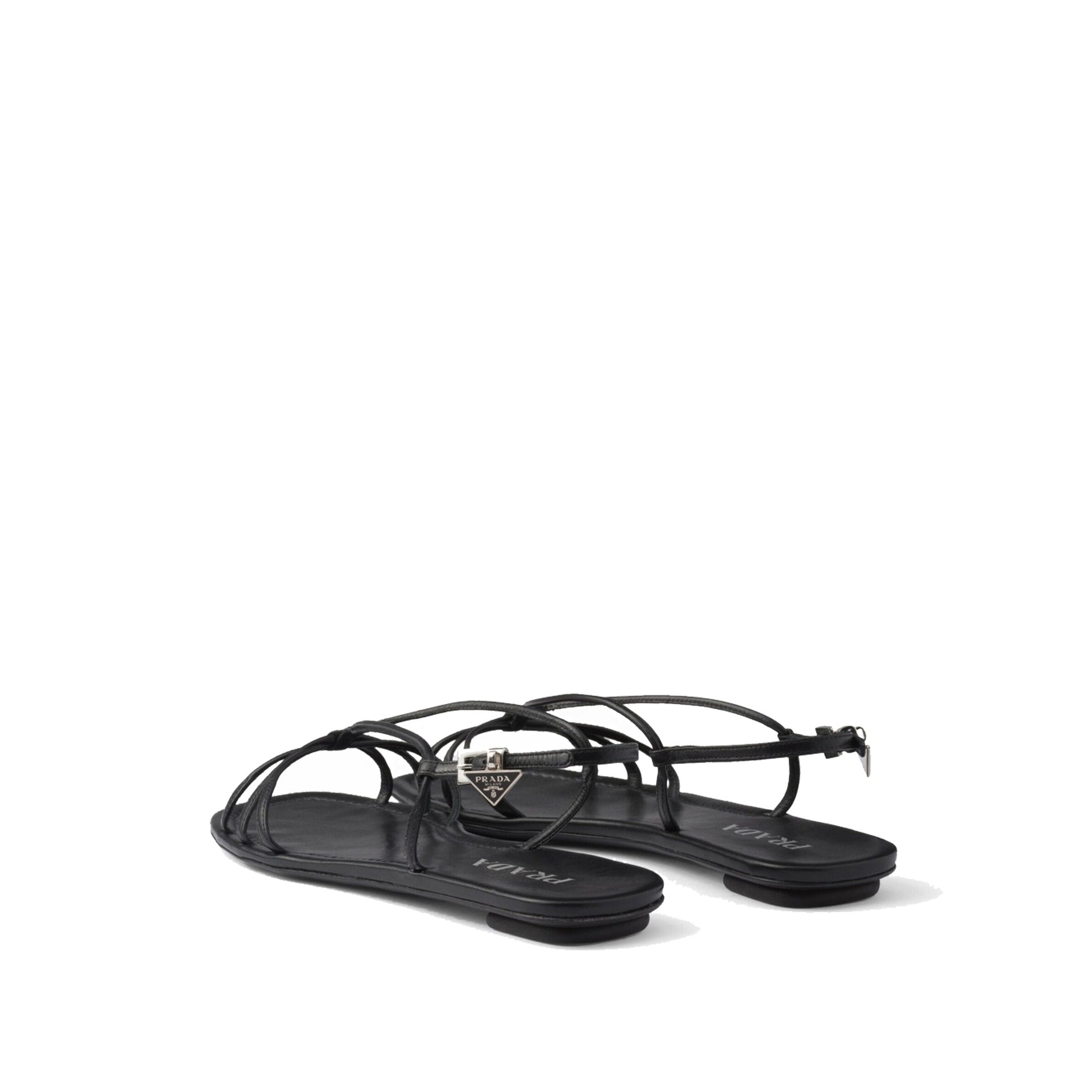 Leather Flat Sandals Prada – Гарантія оригінальності – детальний вид
