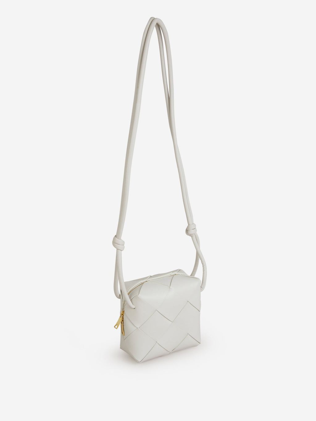 Mini Cassette Crossbody Bag Bottega veneta оригінал – Купити в Україні – вид ззаду