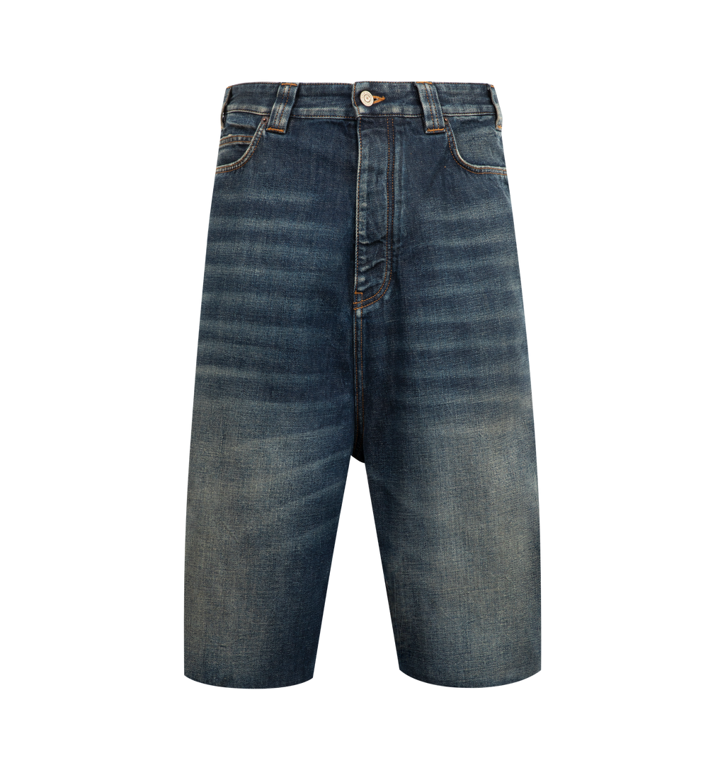 Оригінальна Denim Shorts Balenciaga – боковий вид