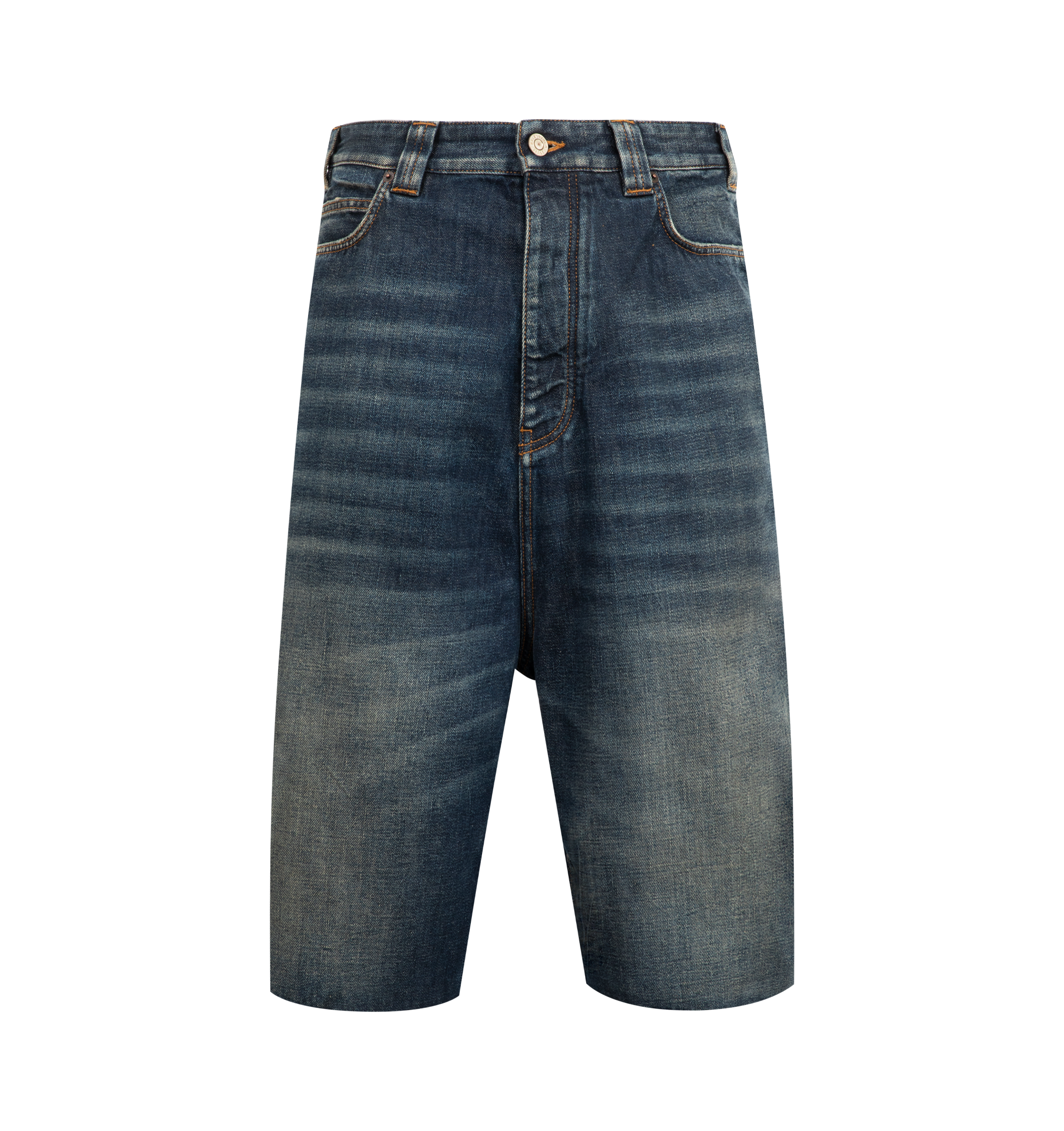 Оригінальна Denim Shorts Balenciaga – боковий вид