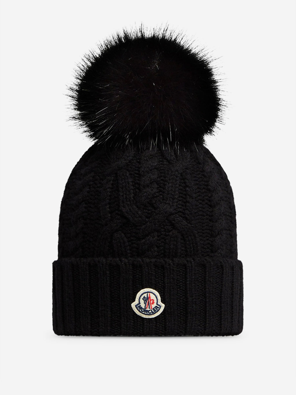 Wool Logo Beanie Moncler – Гарантія оригінальності – боковий вид