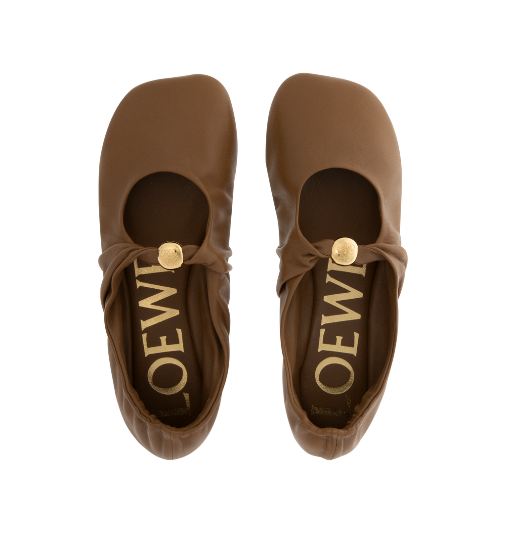 Оригінальна Pebble Soft Ballerina Flat Loewe – збільшений вид