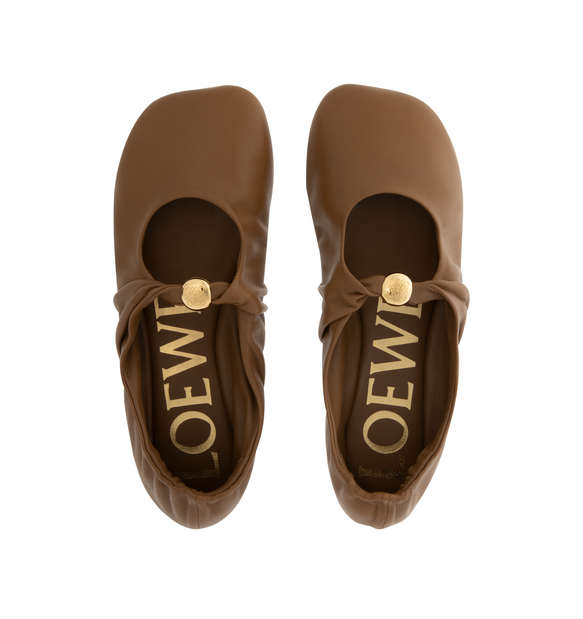 Оригінальна Pebble Soft Ballerina Flat Loewe – збільшений вид