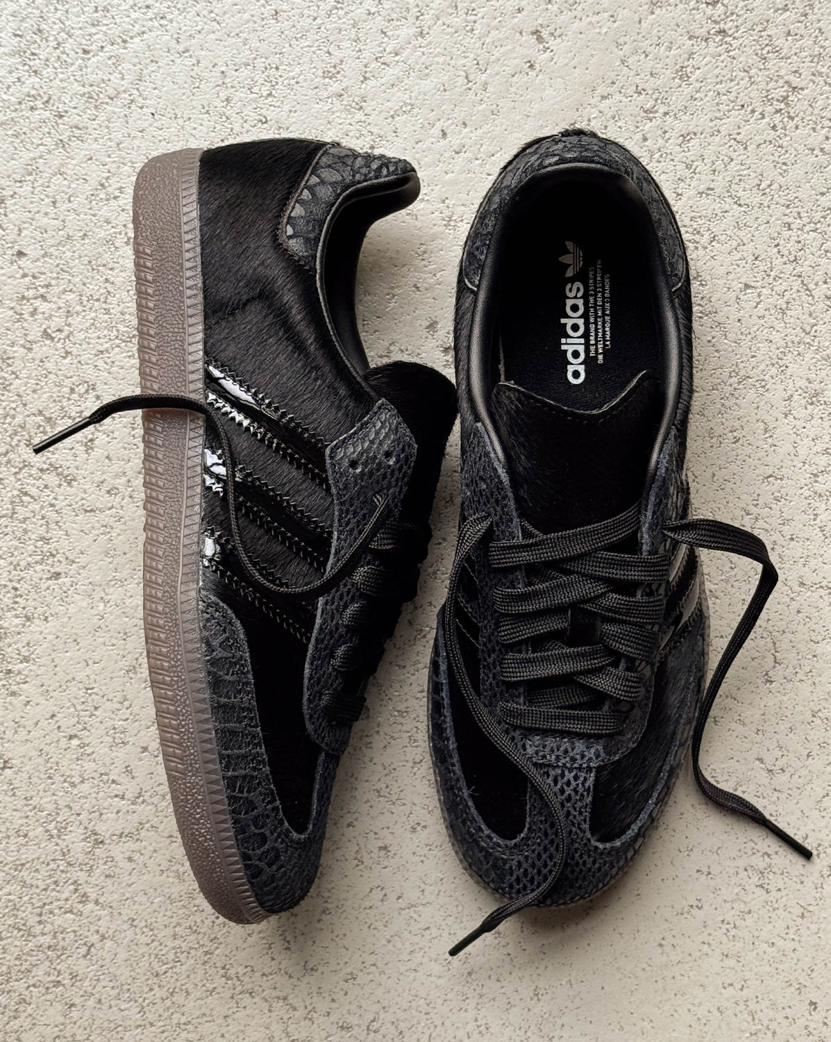 Samba Og W *pony Hair Snake* Adidas – Гарантія оригінальності – вид ззаду - ADIDAS