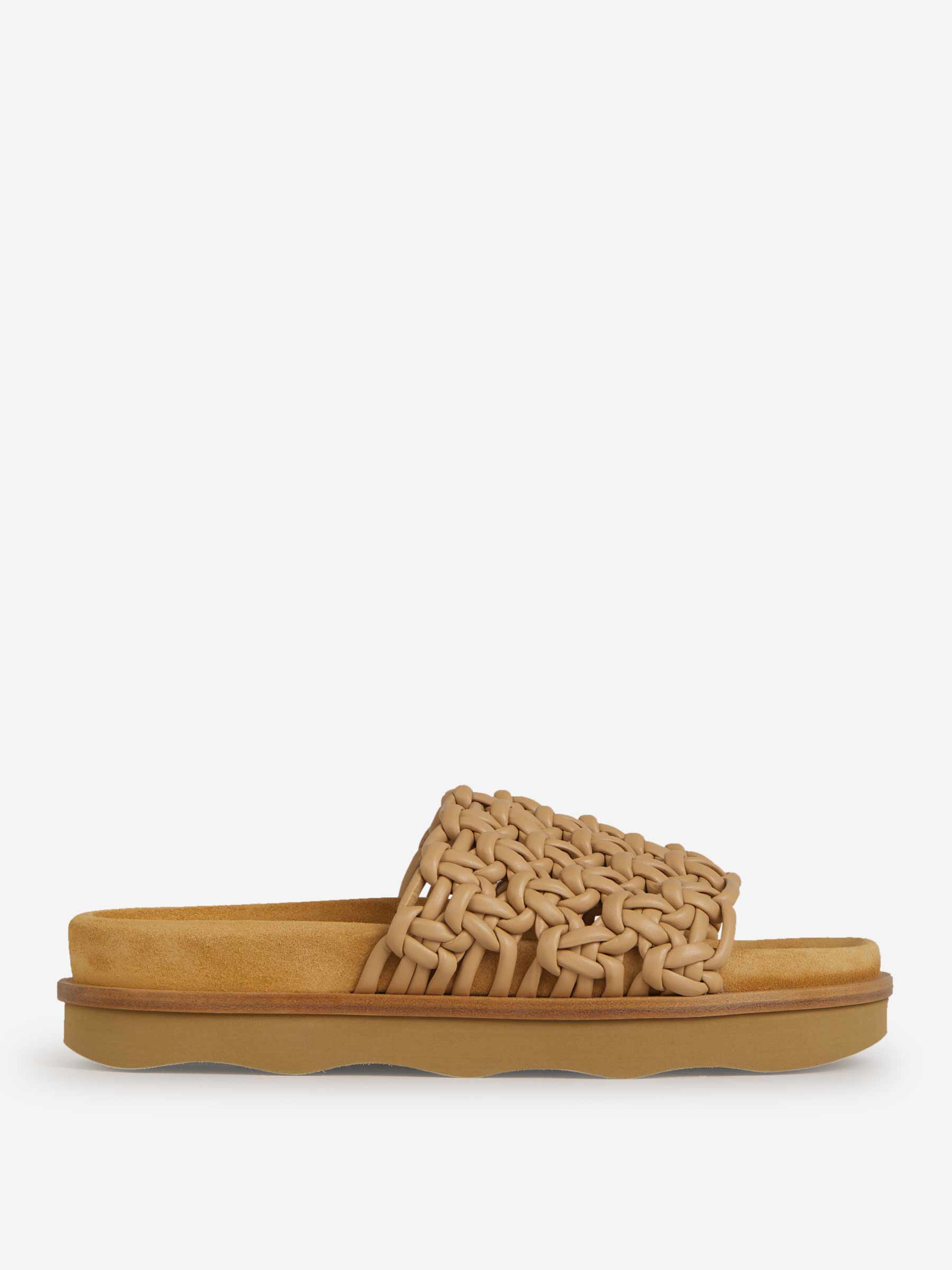 Оригінальна Leather Wavy Sandals Chloe – боковий вид