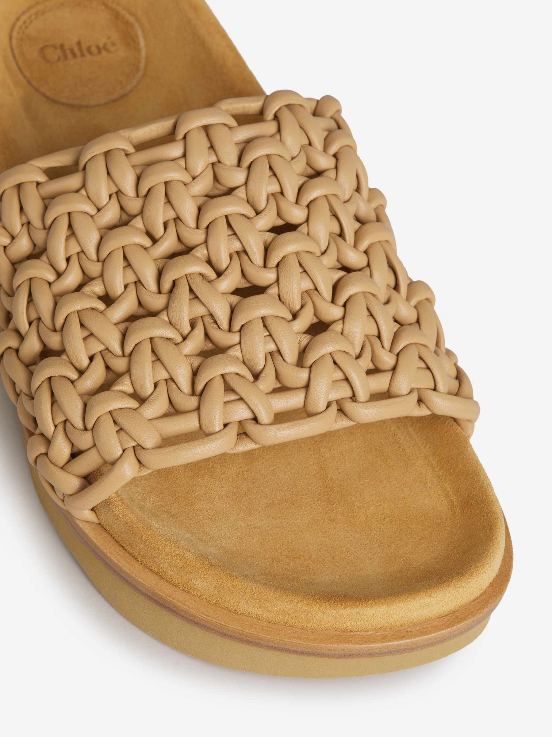 Оригінальна Leather Wavy Sandals Chloe – збільшений вид
