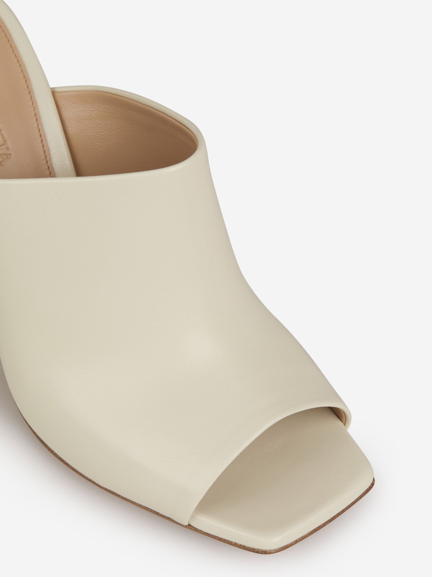 Metallic Heeled Mules Bottega veneta оригінал – Купити в Україні – збільшений вид