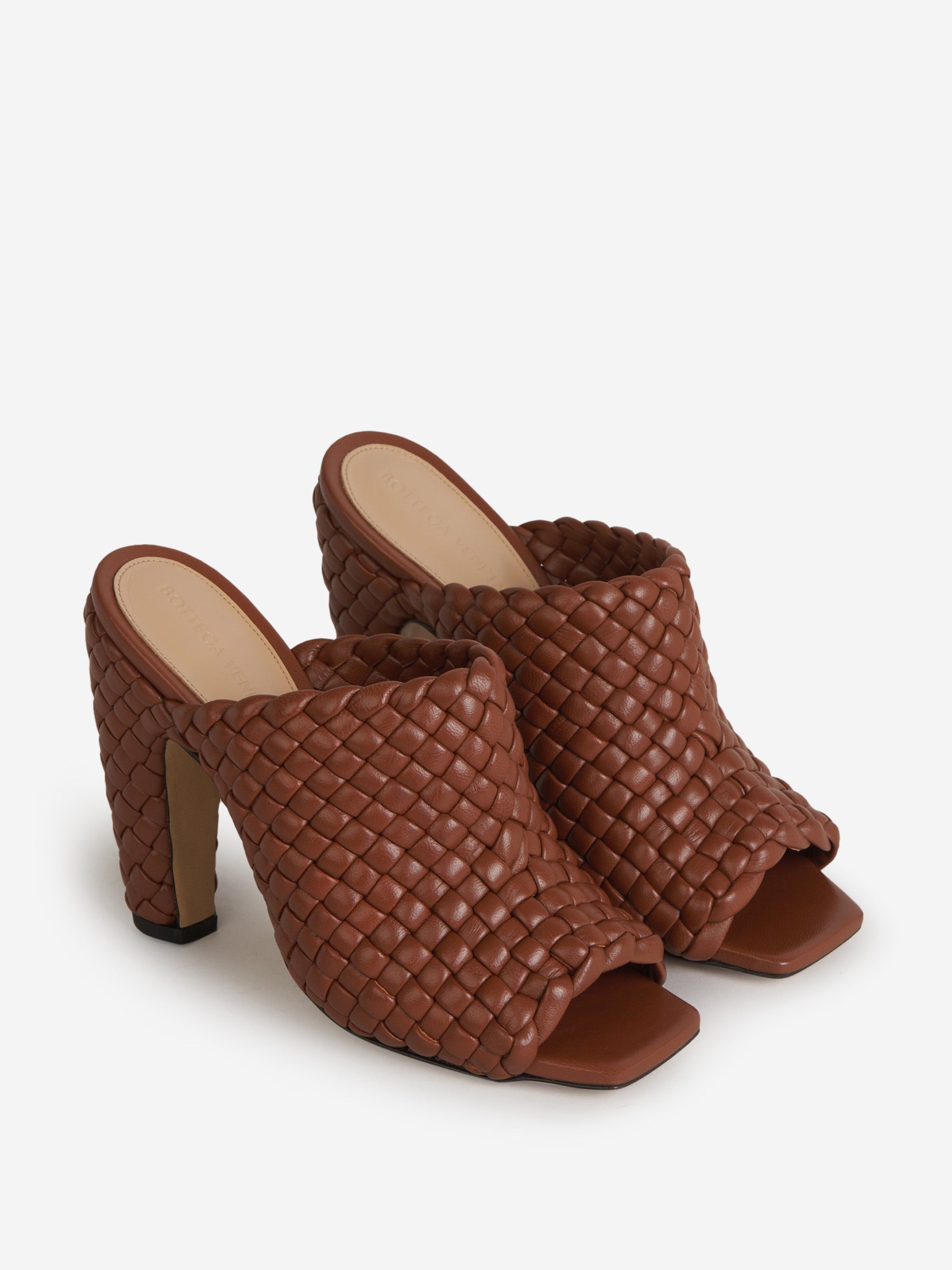 Padded Canalazzo Mules Bottega veneta – Гарантія оригінальності – вид ззаду