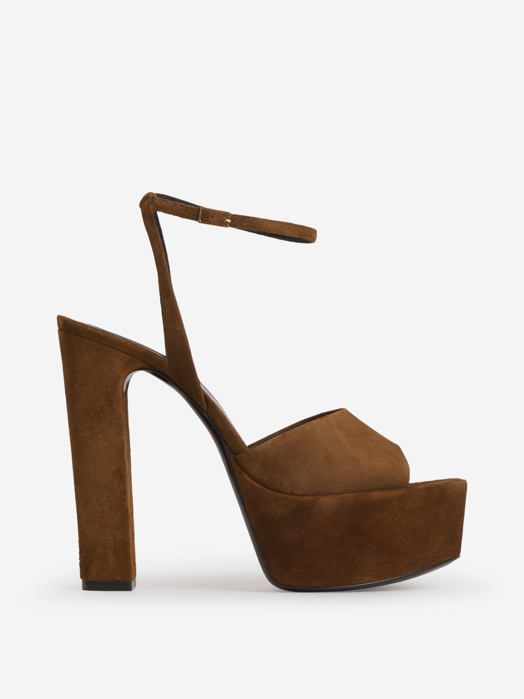 Jodie Platform Sandals Saint laurent – Гарантія оригінальності – боковий вид