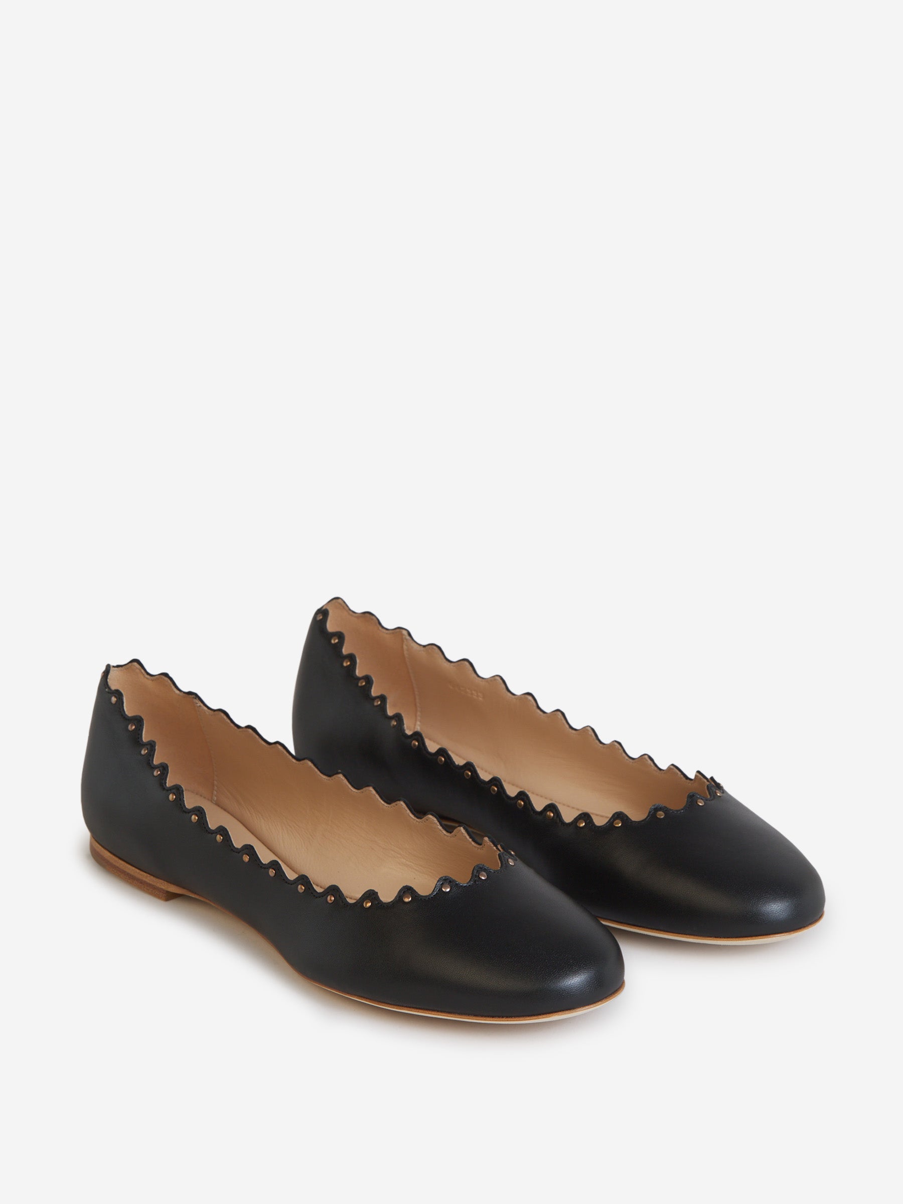 Lauren Leather Ballerinas Chloe – Гарантія оригінальності – вид ззаду
