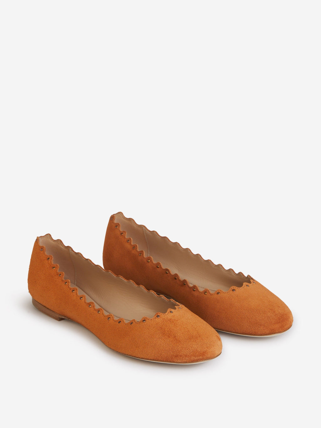 Оригінальна Lauren Suede Ballerinas Chloe – вид ззаду