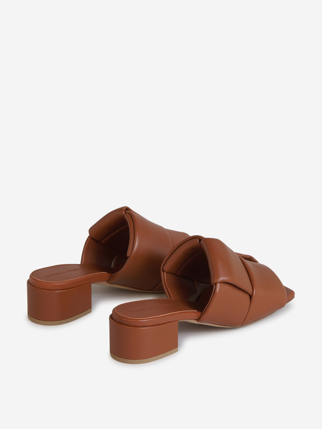 Оригінальна Leather Intrecciata Mules Bottega veneta – детальний вид