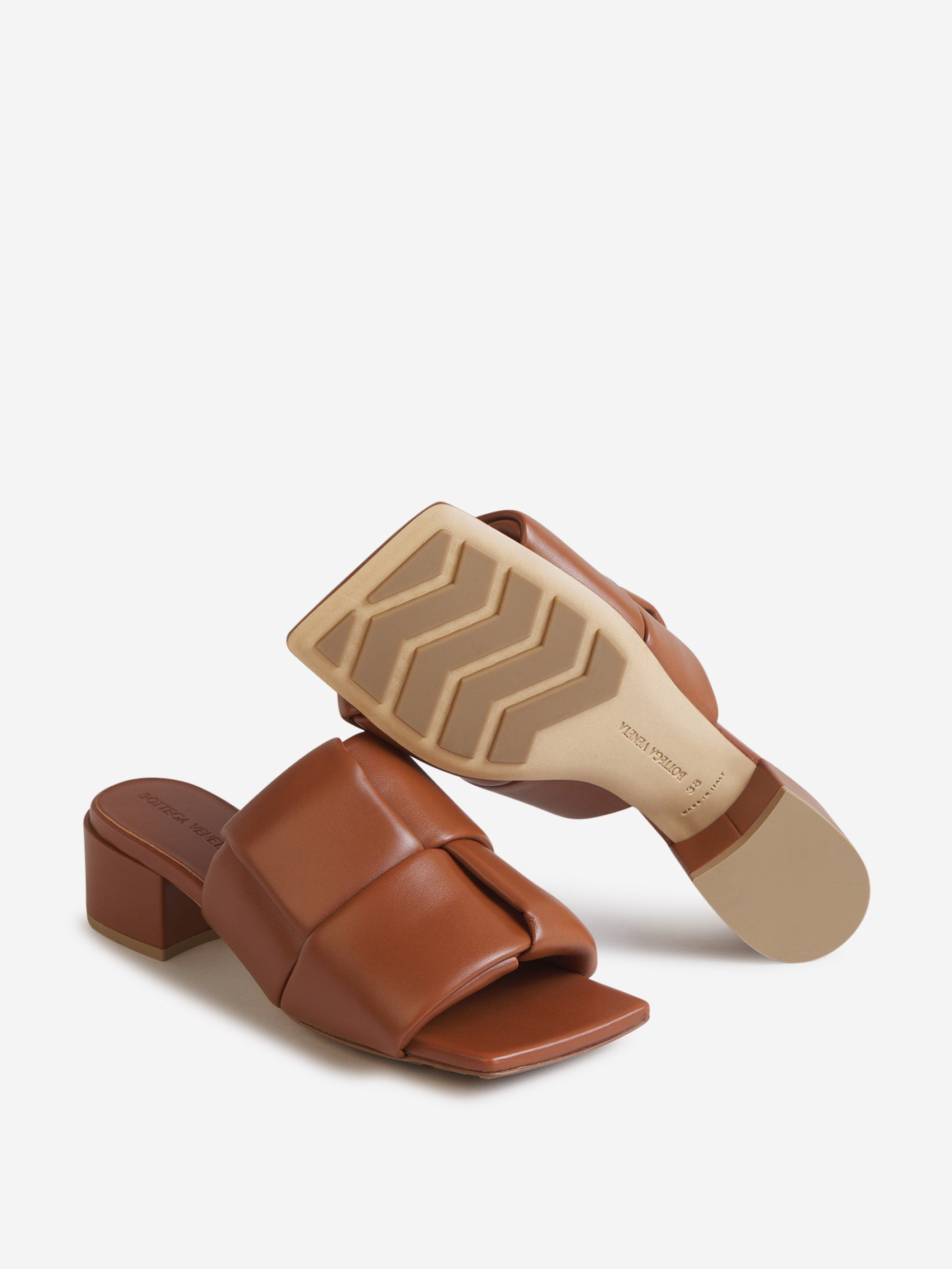 Оригінальна Leather Intrecciata Mules Bottega veneta – збільшений вид