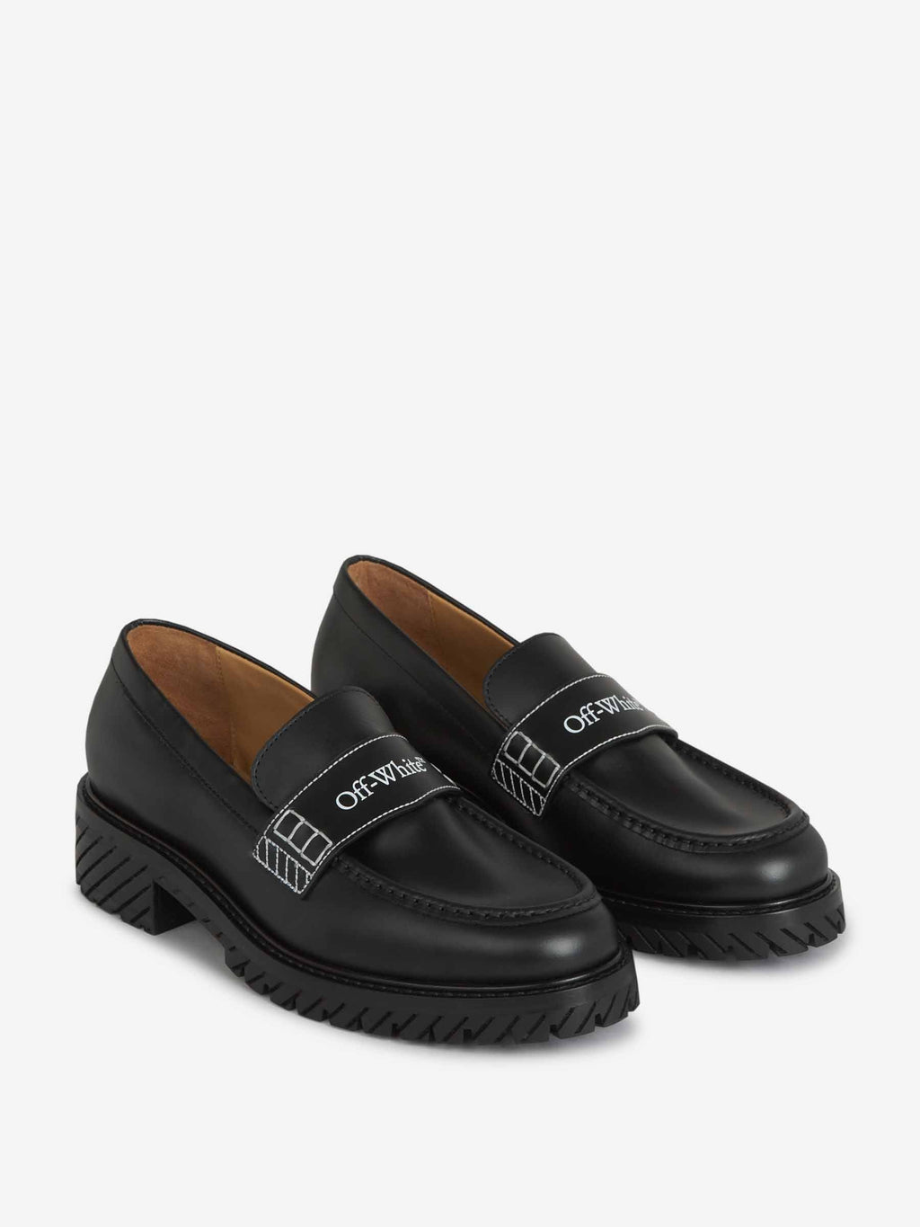Оригінальна Derby Loafers Shoes Off-white – вид ззаду