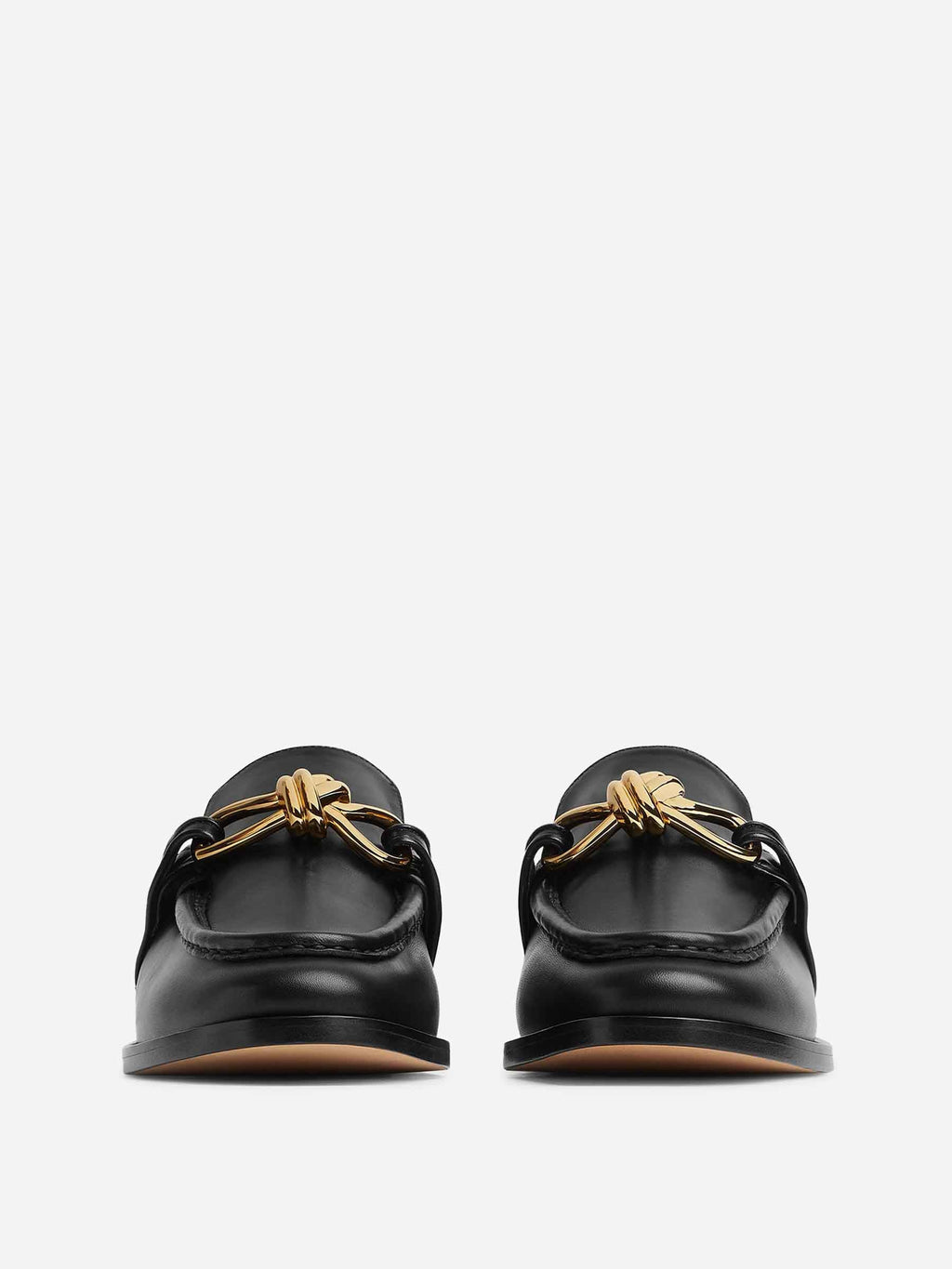 Astaire Leather Moccasins Bottega veneta – Гарантія оригінальності – вид ззаду