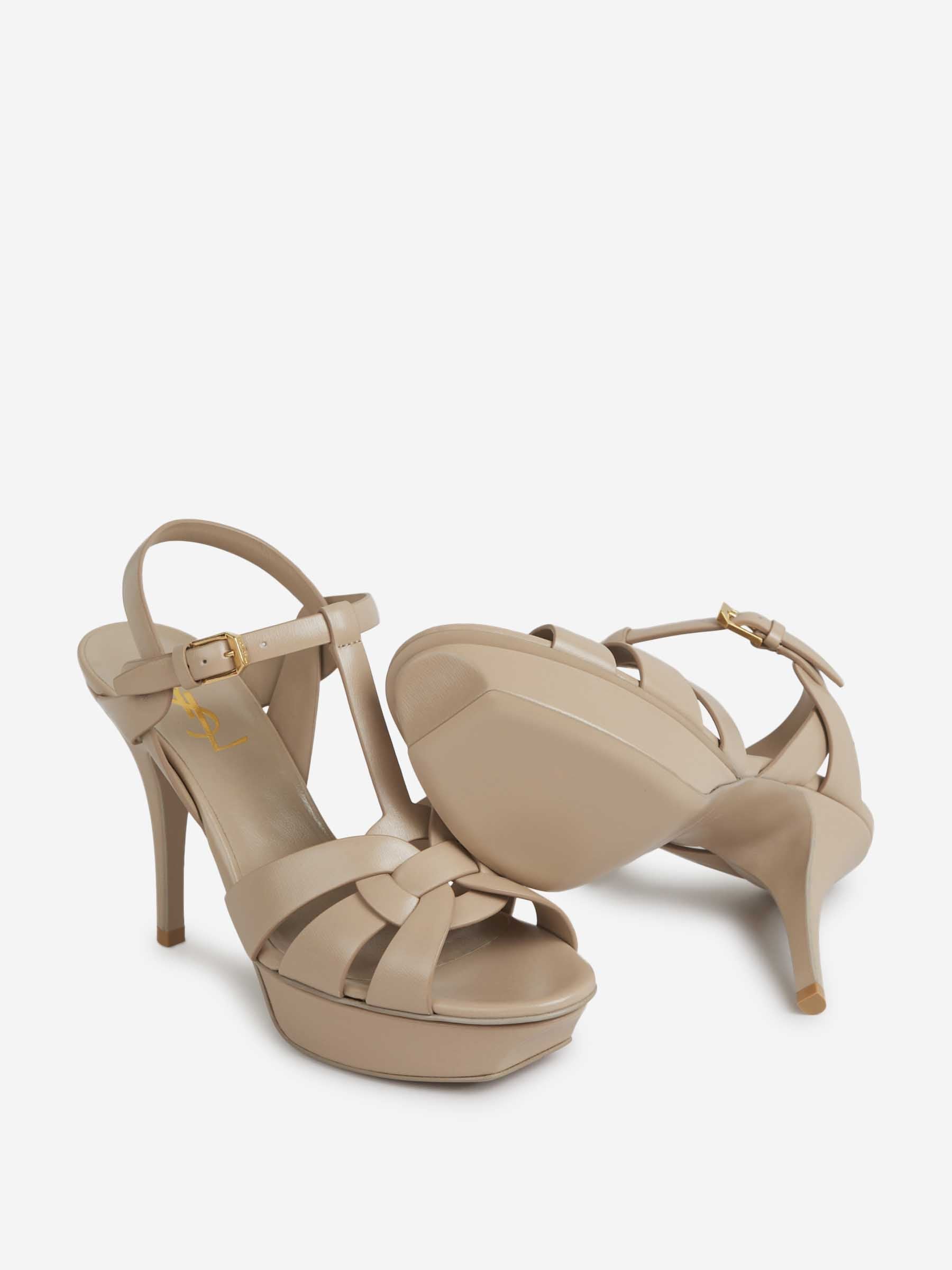 Tribute Heeled Sandals Saint laurent – Гарантія оригінальності – збільшений вид