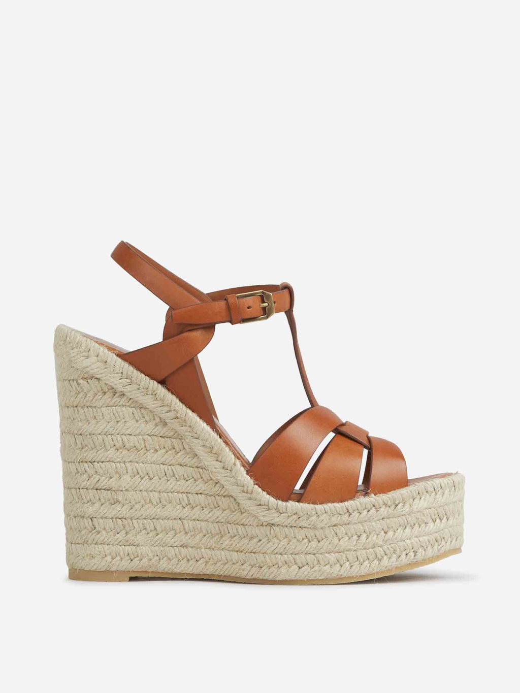Tribute Wedge Sandals Saint laurent – Гарантія оригінальності – боковий вид