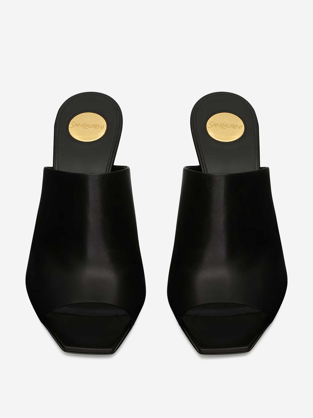 Оригінальна Jill Leather Mules Saint laurent – вид ззаду
