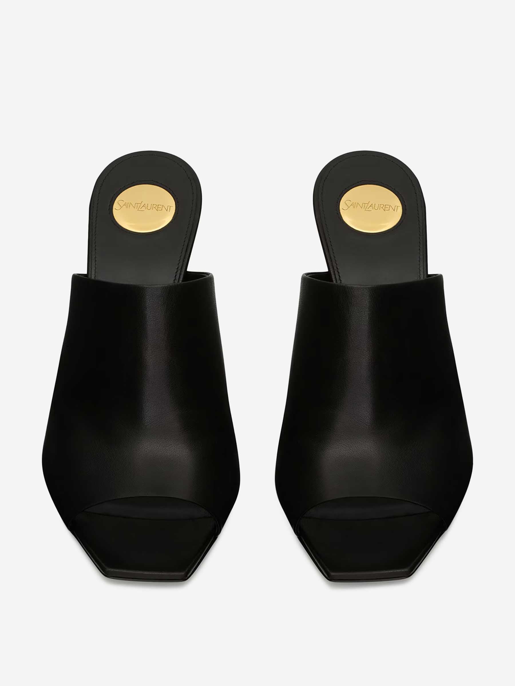 Оригінальна Jill Leather Mules Saint laurent – вид ззаду