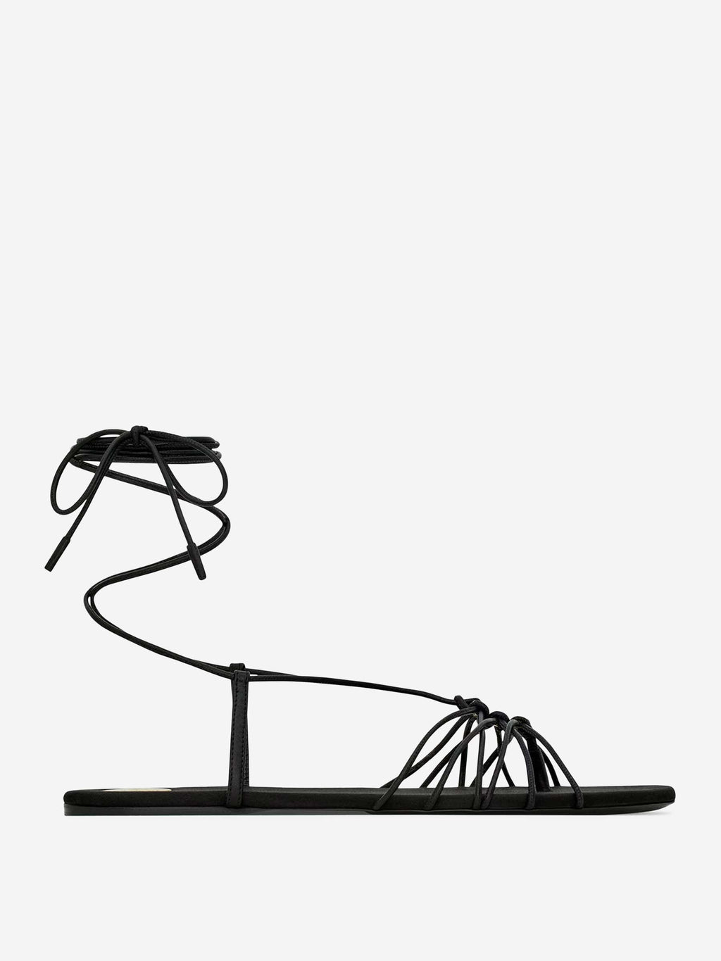 Babylone Leather Sandals Saint laurent – Гарантія оригінальності – боковий вид