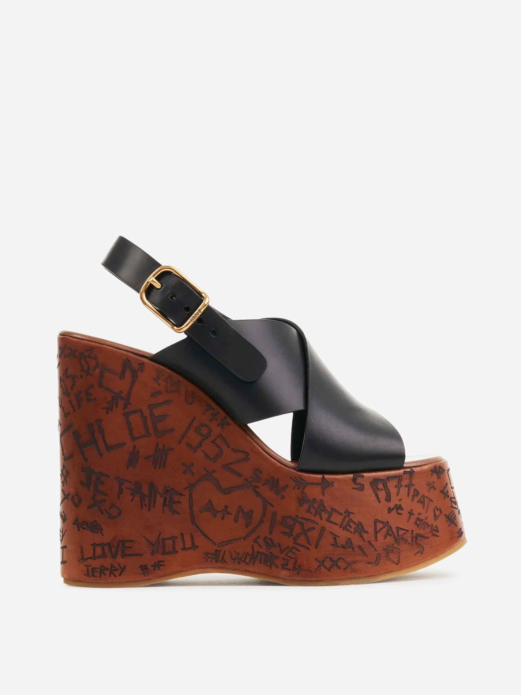 Оригінальна Maxime Wedge Sandals Chloe – боковий вид