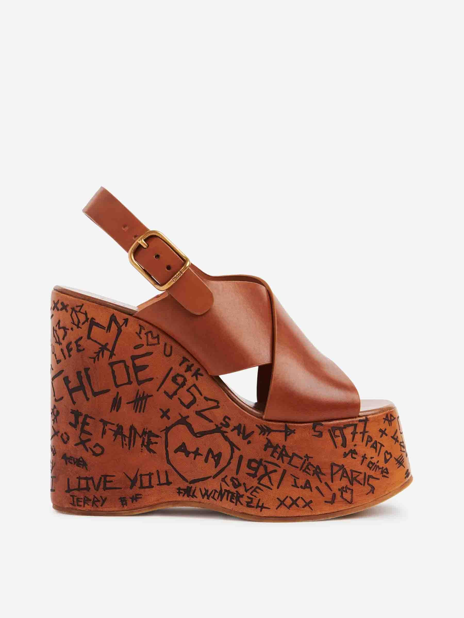 Оригінальна Maxime Wedge Sandals Chloe – боковий вид