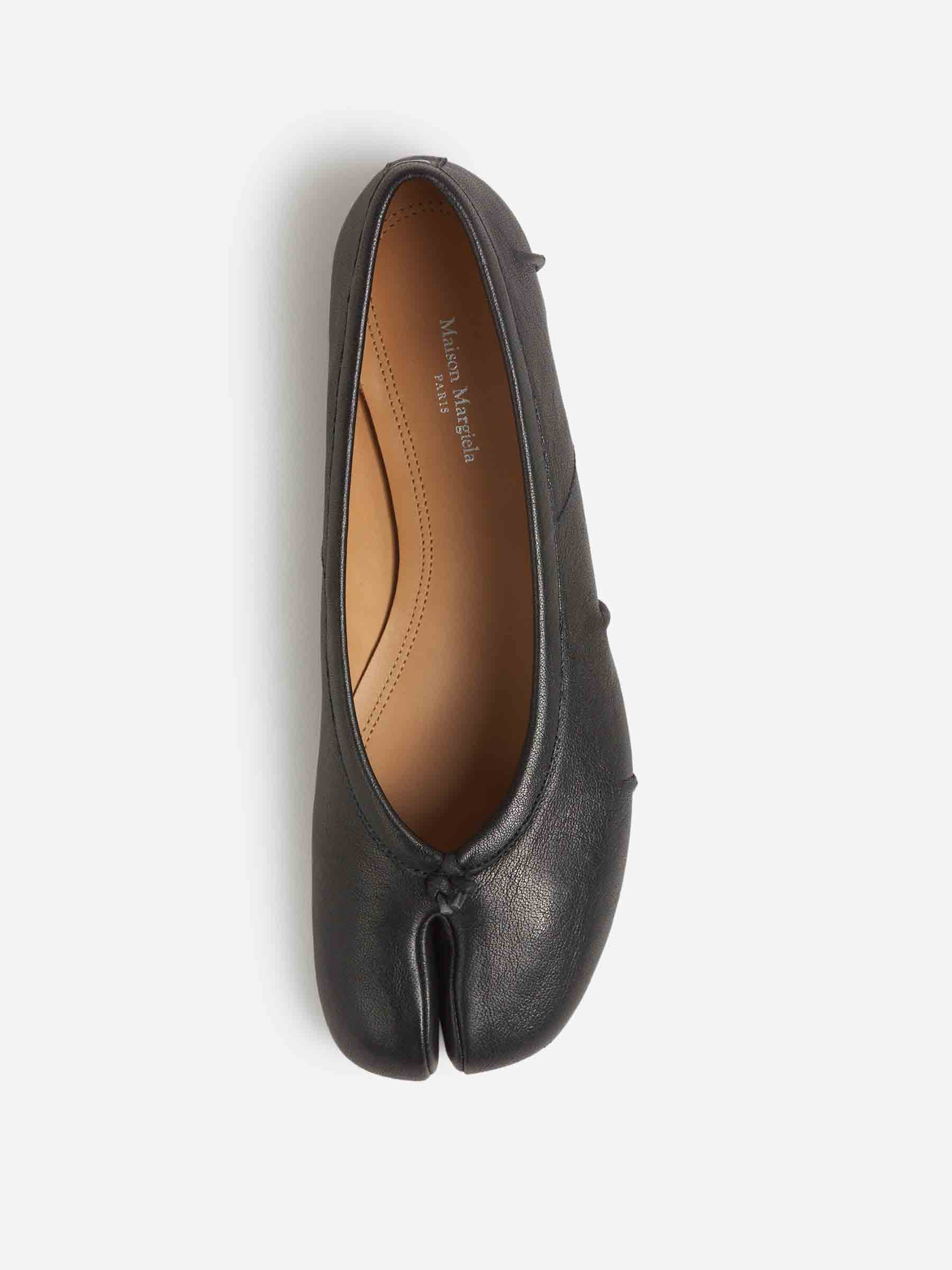 Tabi Leather Ballerinas Maison margiela оригінал – Купити в Україні – вид ззаду