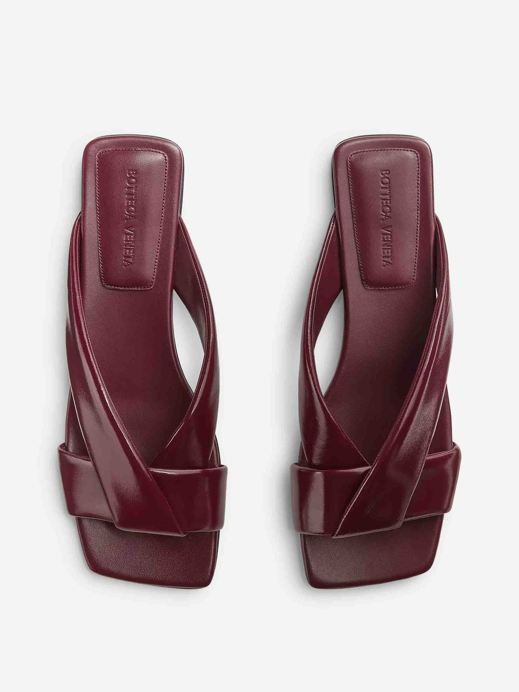 Riva Flat Mule Sandals Bottega veneta – Гарантія оригінальності – детальний вид