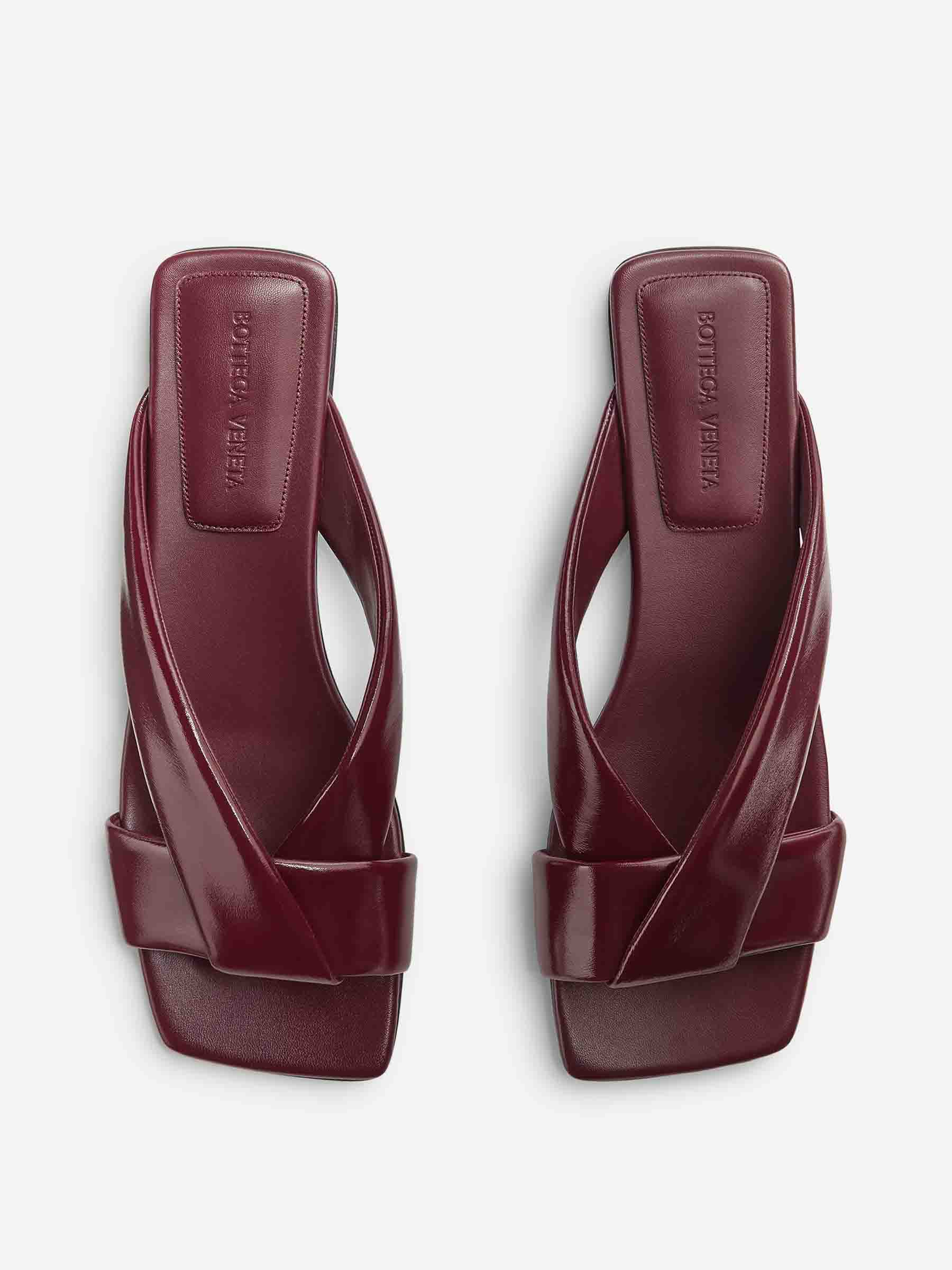 Riva Flat Mule Sandals Bottega veneta – Гарантія оригінальності – детальний вид