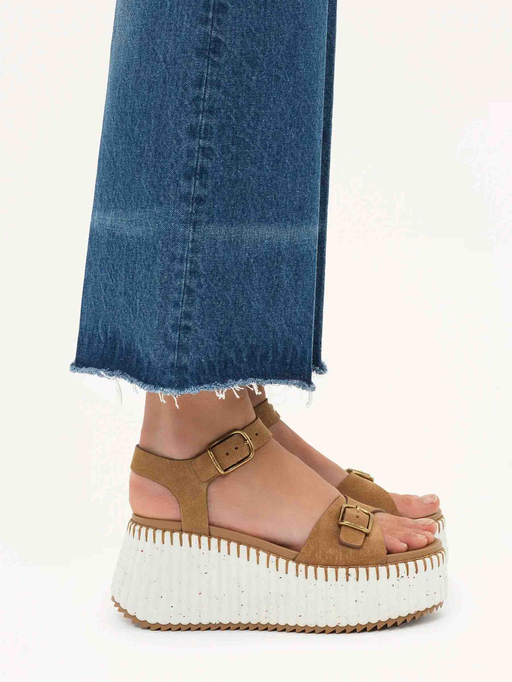 Nama Wedge Sandals Chloe – Гарантія оригінальності – вид ззаду
