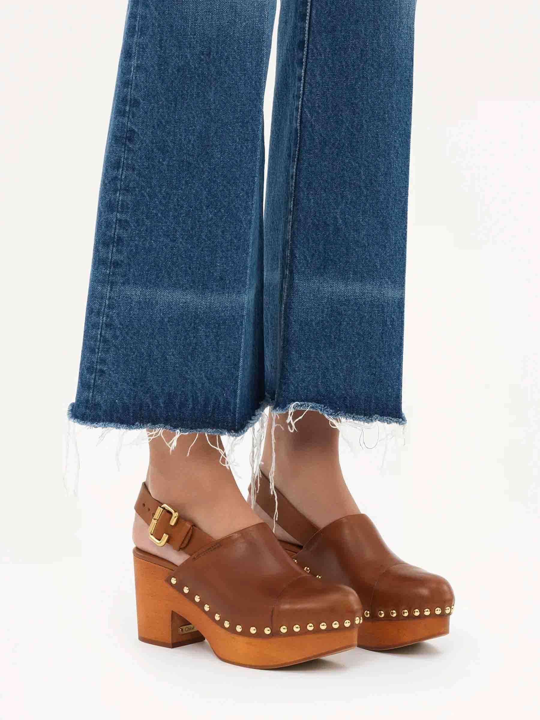 Jeannette Wedge Clogs Chloe оригінал – Купити в Україні – вид ззаду