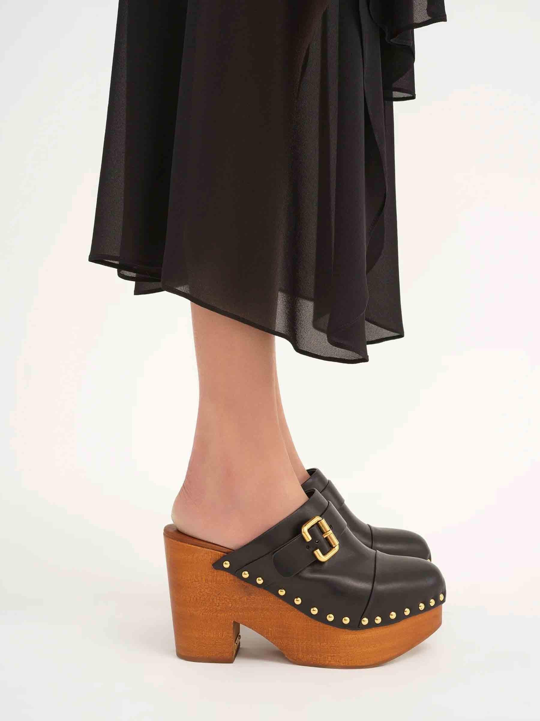 Jeannette Wedge Clogs Chloe оригінал – Купити в Україні – вид ззаду