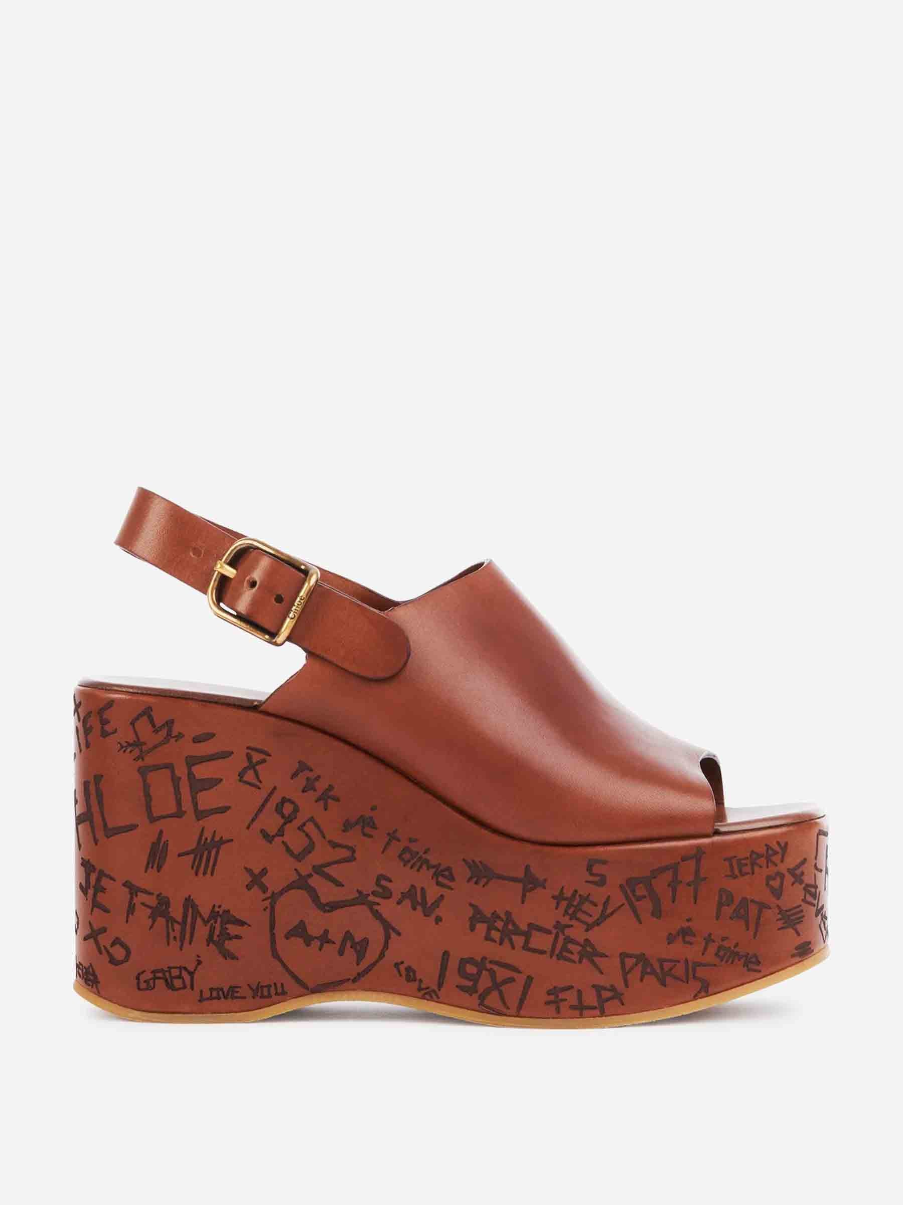 Оригінальна Maxime Wedge Sandals Chloe – боковий вид