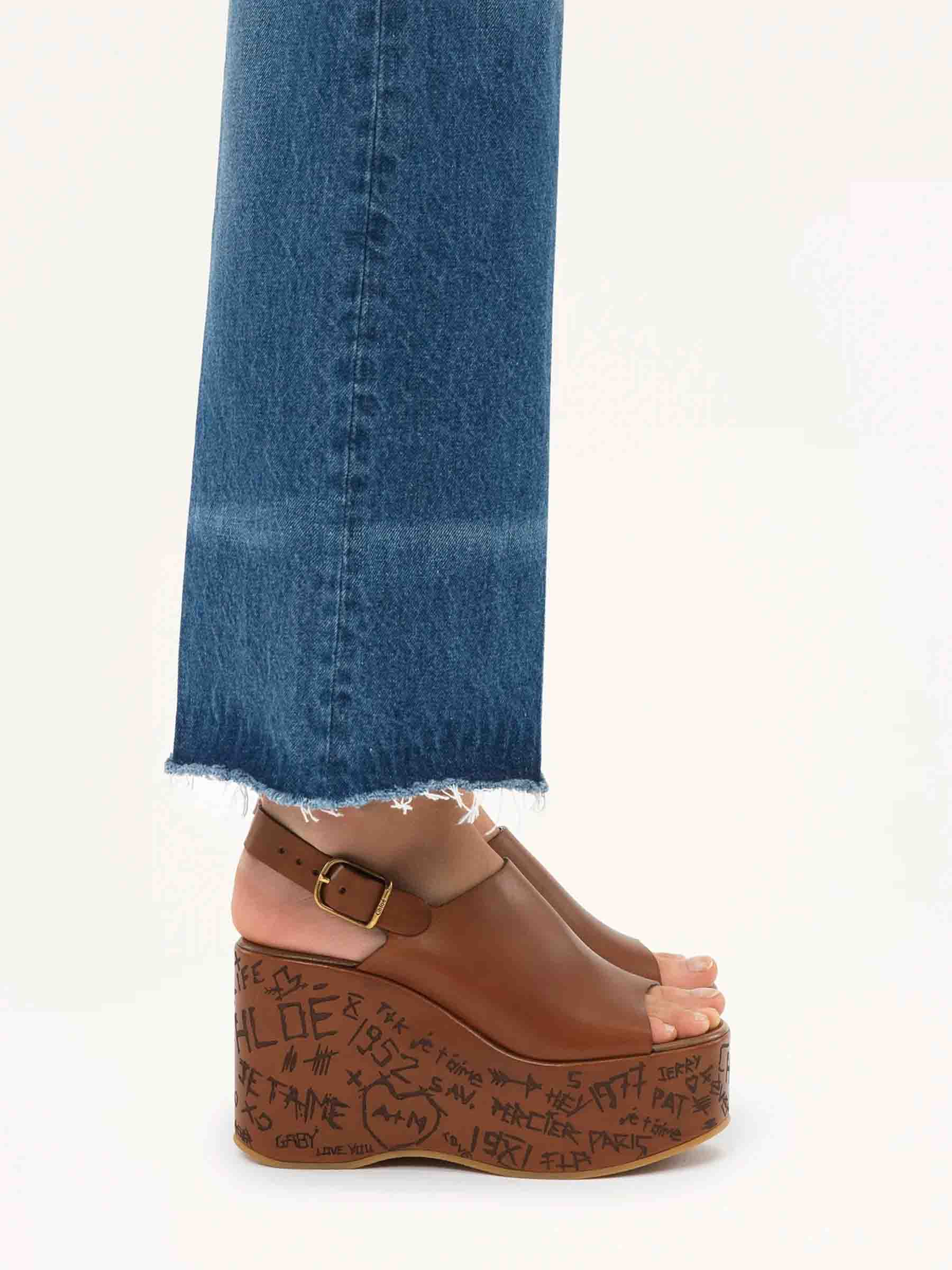 Оригінальна Maxime Wedge Sandals Chloe – вид ззаду