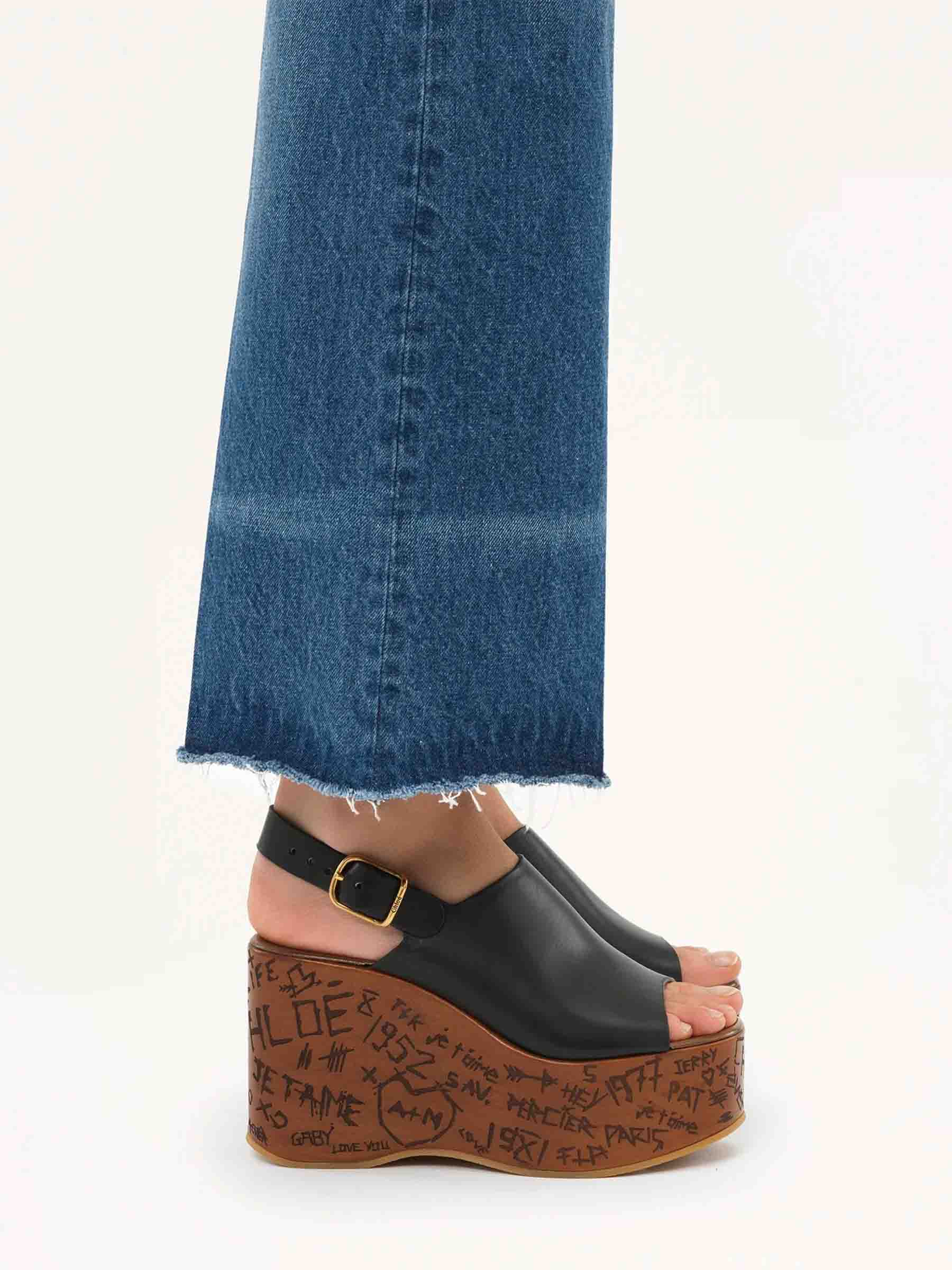 Оригінальна Maxime Wedge Sandals Chloe – вид ззаду