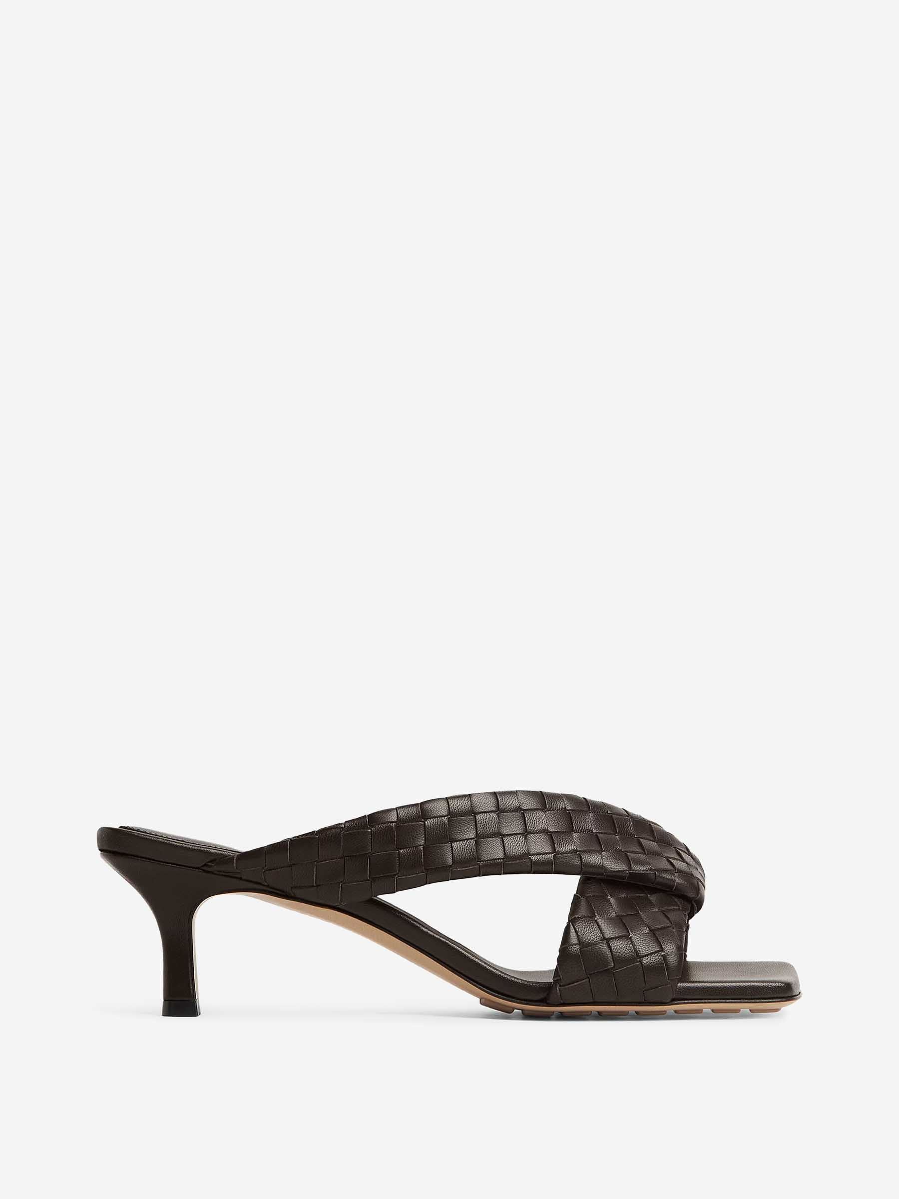 Riva Mules Bottega veneta – Гарантія оригінальності – боковий вид