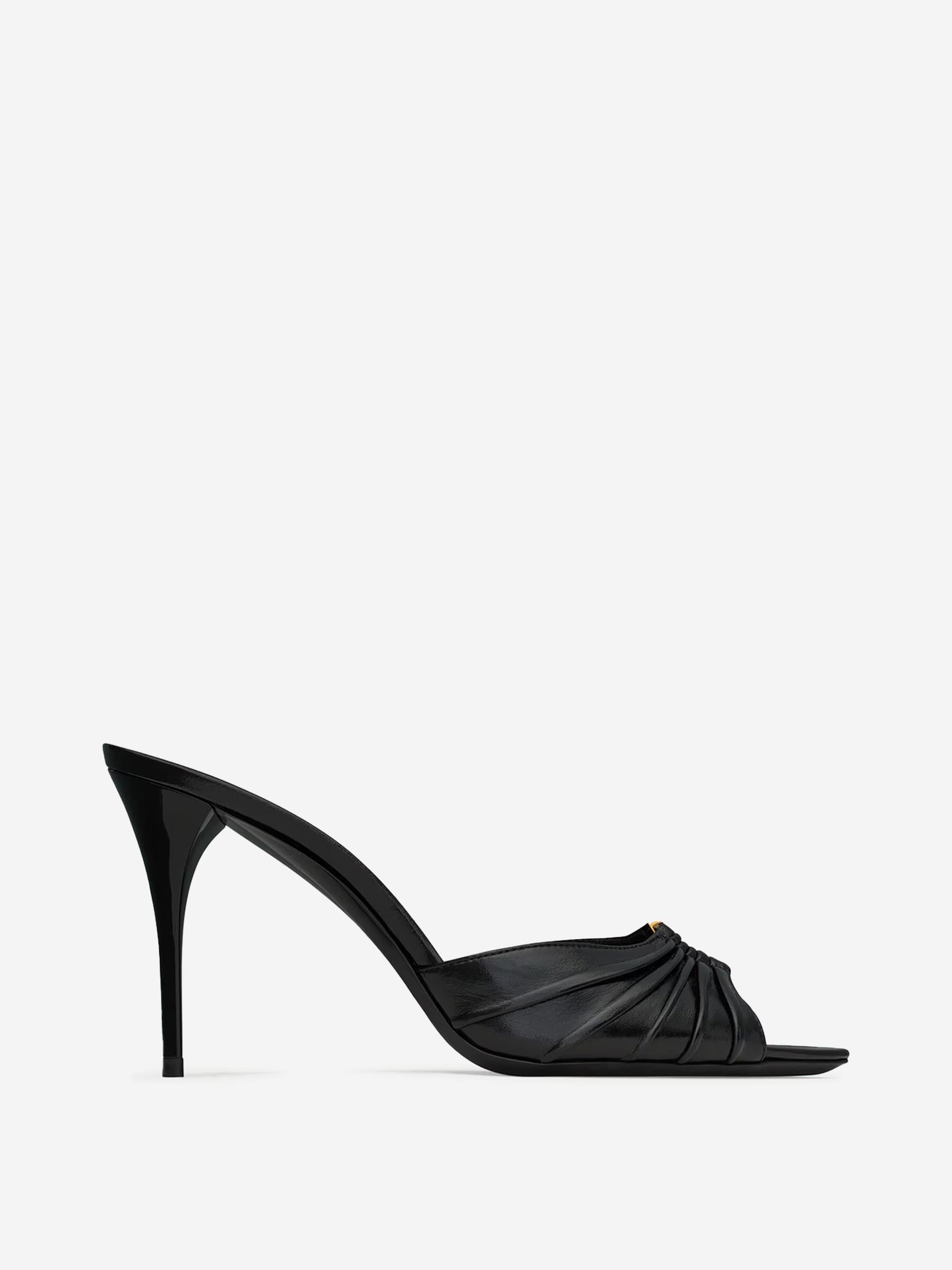 Babylone Lambskin Mules Saint laurent оригінал – Купити в Україні – боковий вид