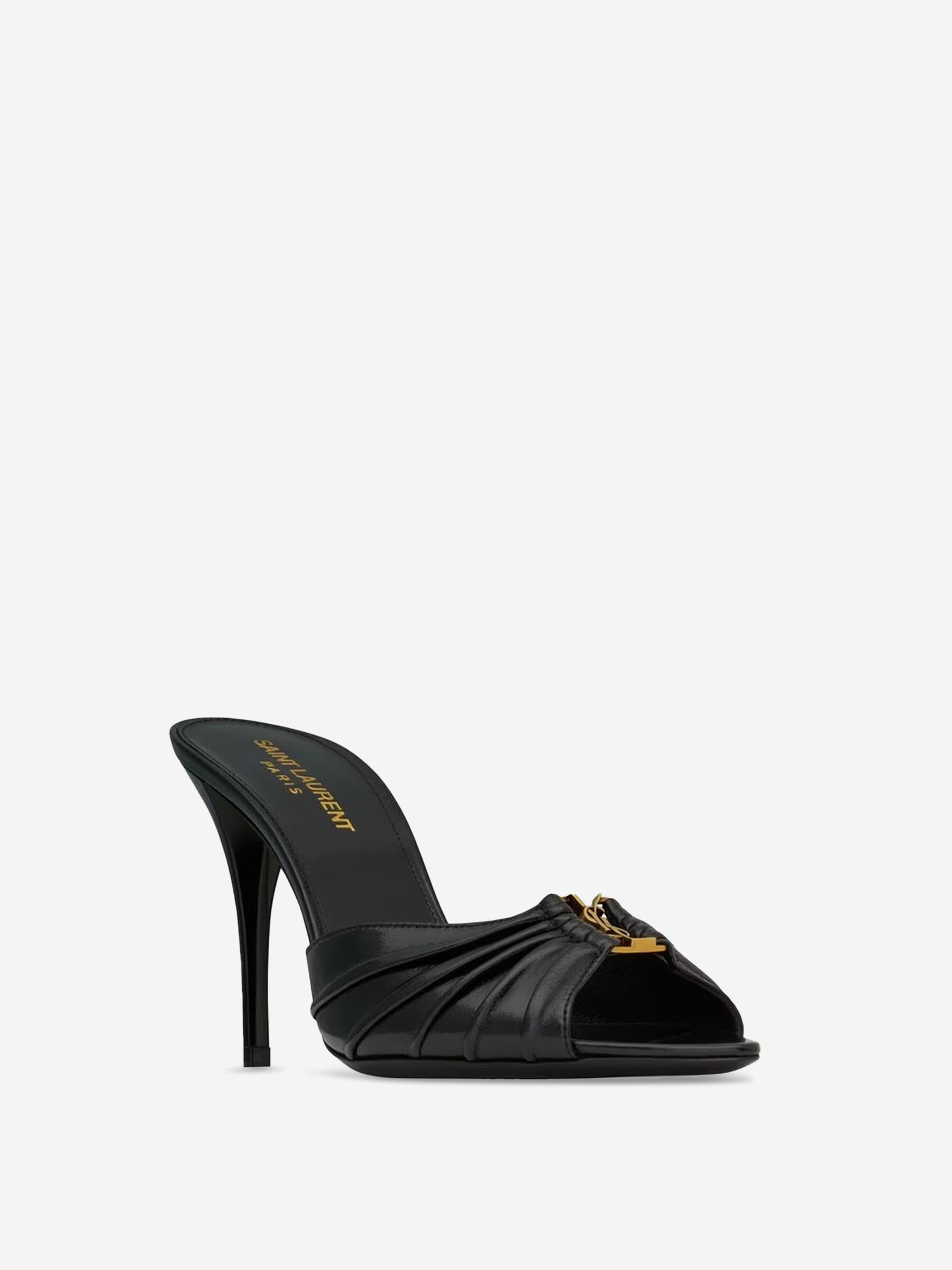Babylone Lambskin Mules Saint laurent оригінал – Купити в Україні – вид ззаду