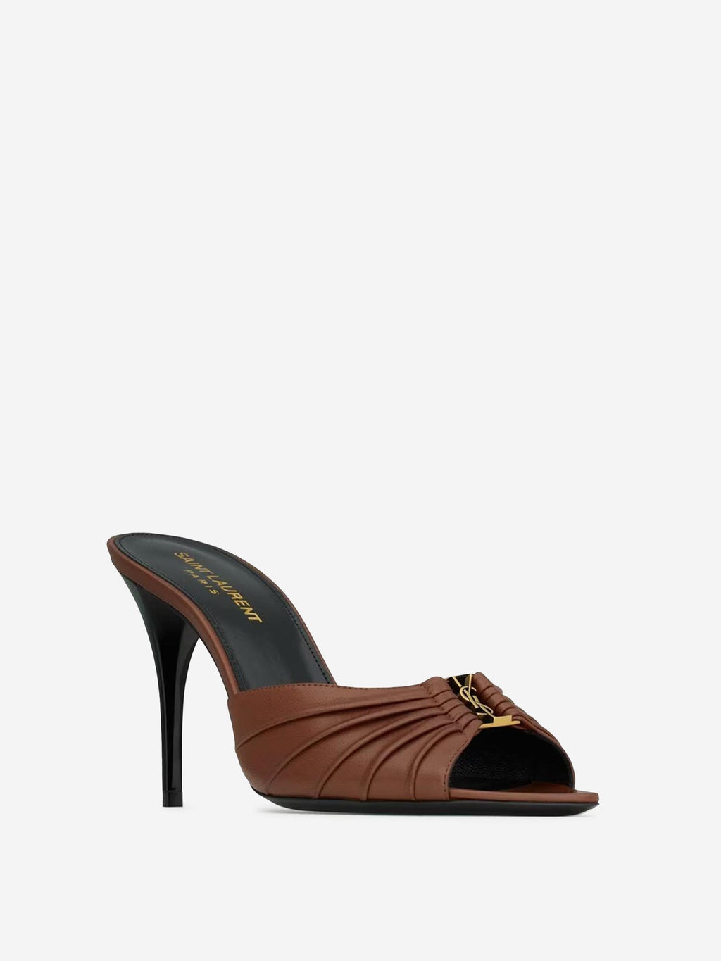 Babylone Lambskin Mules Saint laurent оригінал – Купити в Україні – вид ззаду