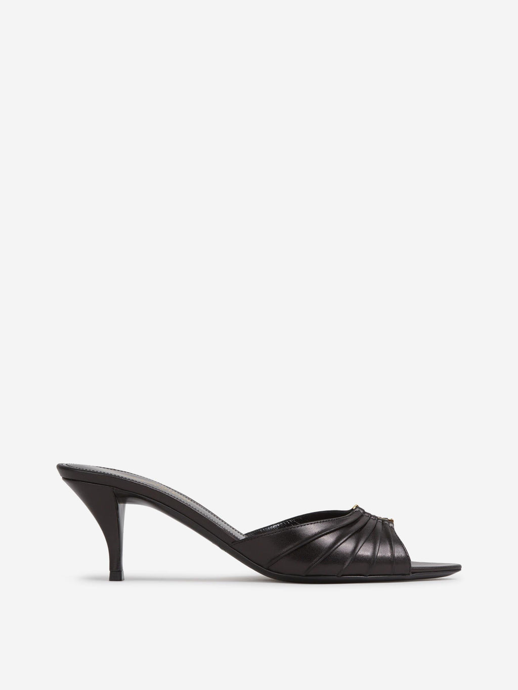 Babylone Mules Sandals Saint laurent – Гарантія оригінальності – боковий вид
