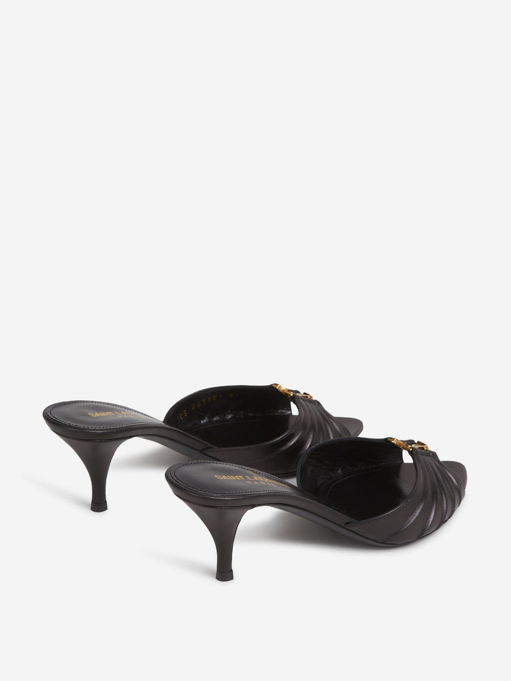 Babylone Mules Sandals Saint laurent – Гарантія оригінальності – детальний вид