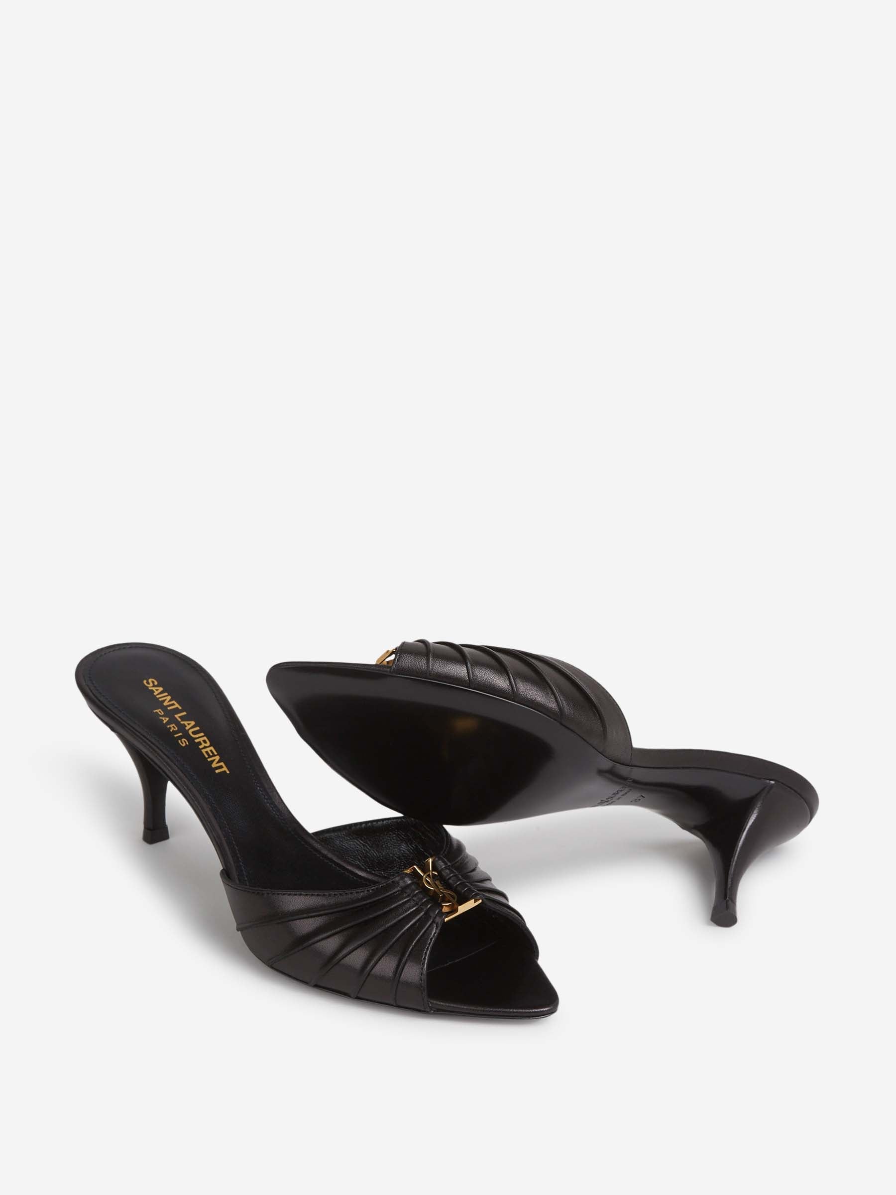 Babylone Mules Sandals Saint laurent – Гарантія оригінальності – збільшений вид